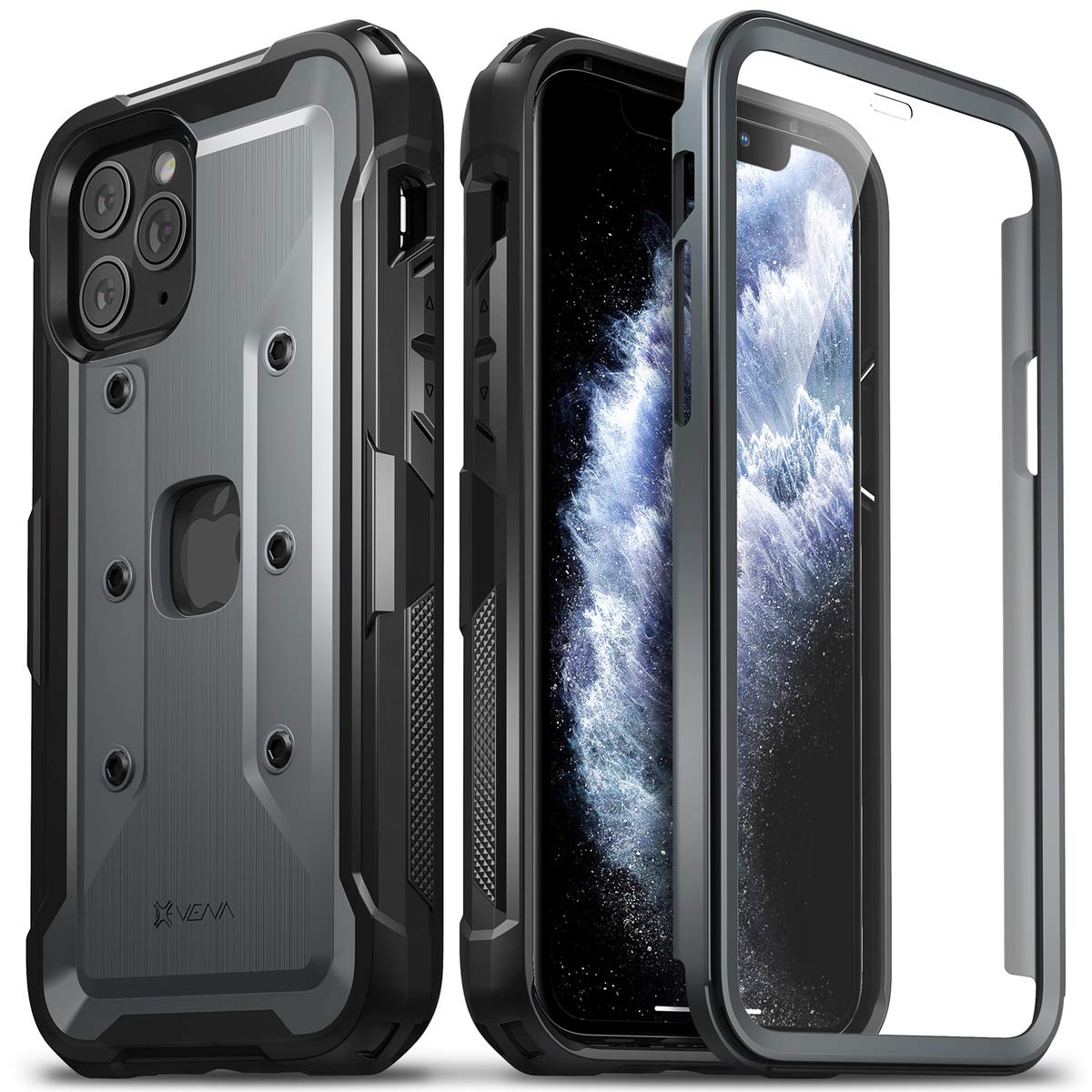 VENA vArmor PRO Full Body Protection Case Compatible with Apple iPhone 11 Pro (5.8-inch 2019), (Military Grade) Heavy Duty Rugge