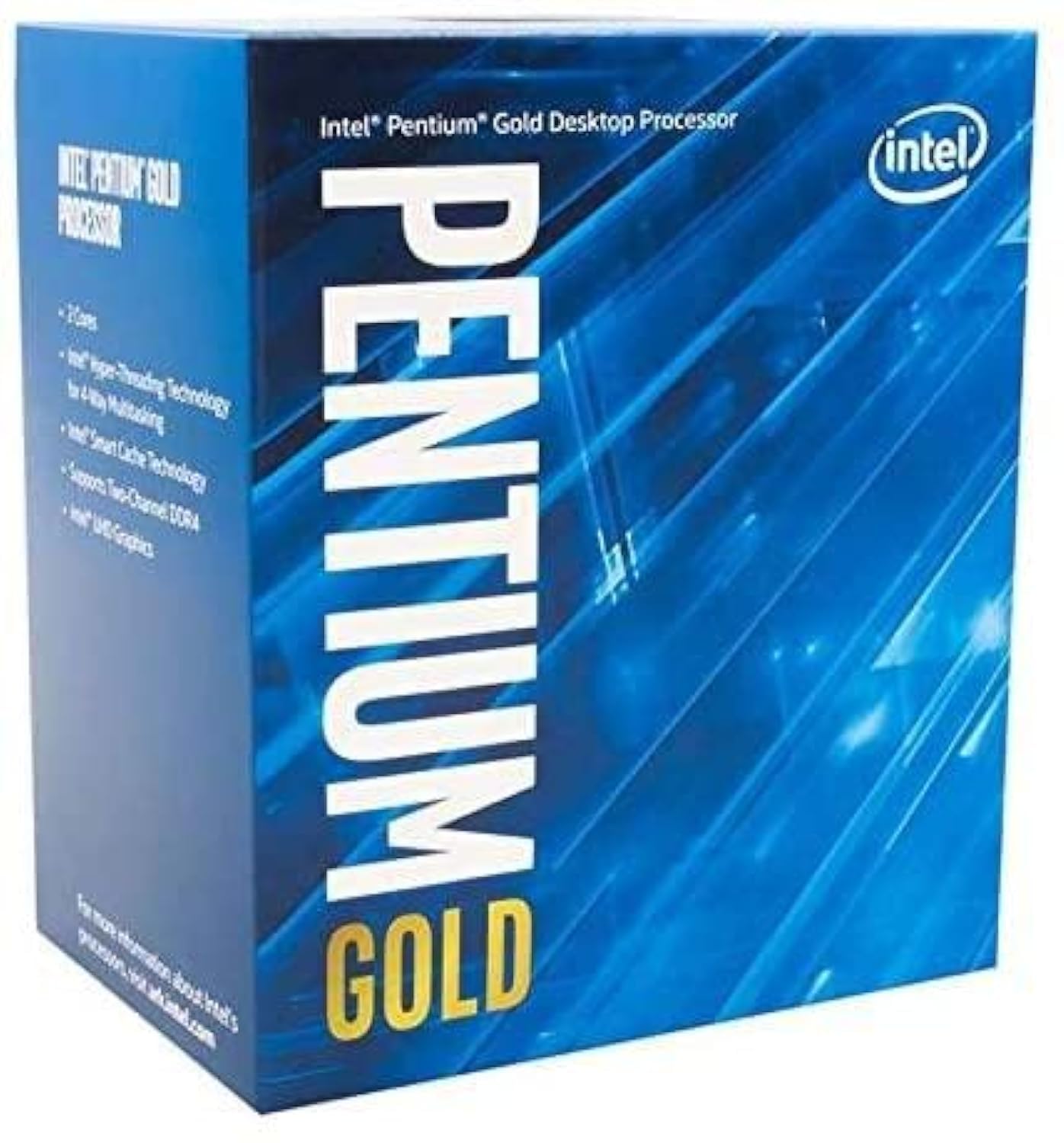 Intel Pentium Gold G-6400 Desktop Processor 2 Cores 4.0 Ghz Lga1200 (Intel 400 Series Chipset) 58W (Bx80701G6400)