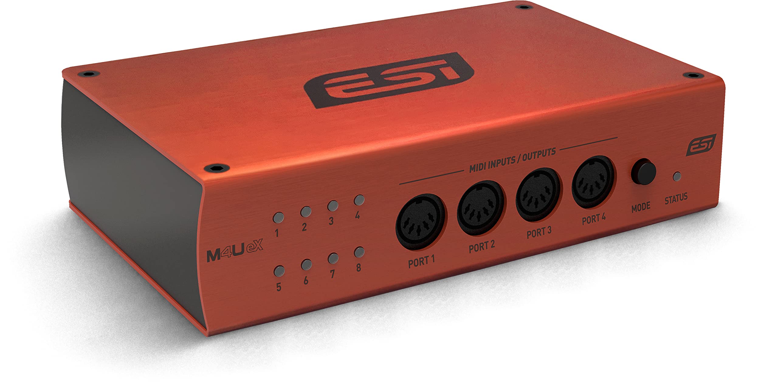 ESI M4U eX: 8-Port USB 3.0 MIDI Interface - Class-Compliant, Plug-and-Play Connectivity for PC/Mac, with Standalone Functionalit