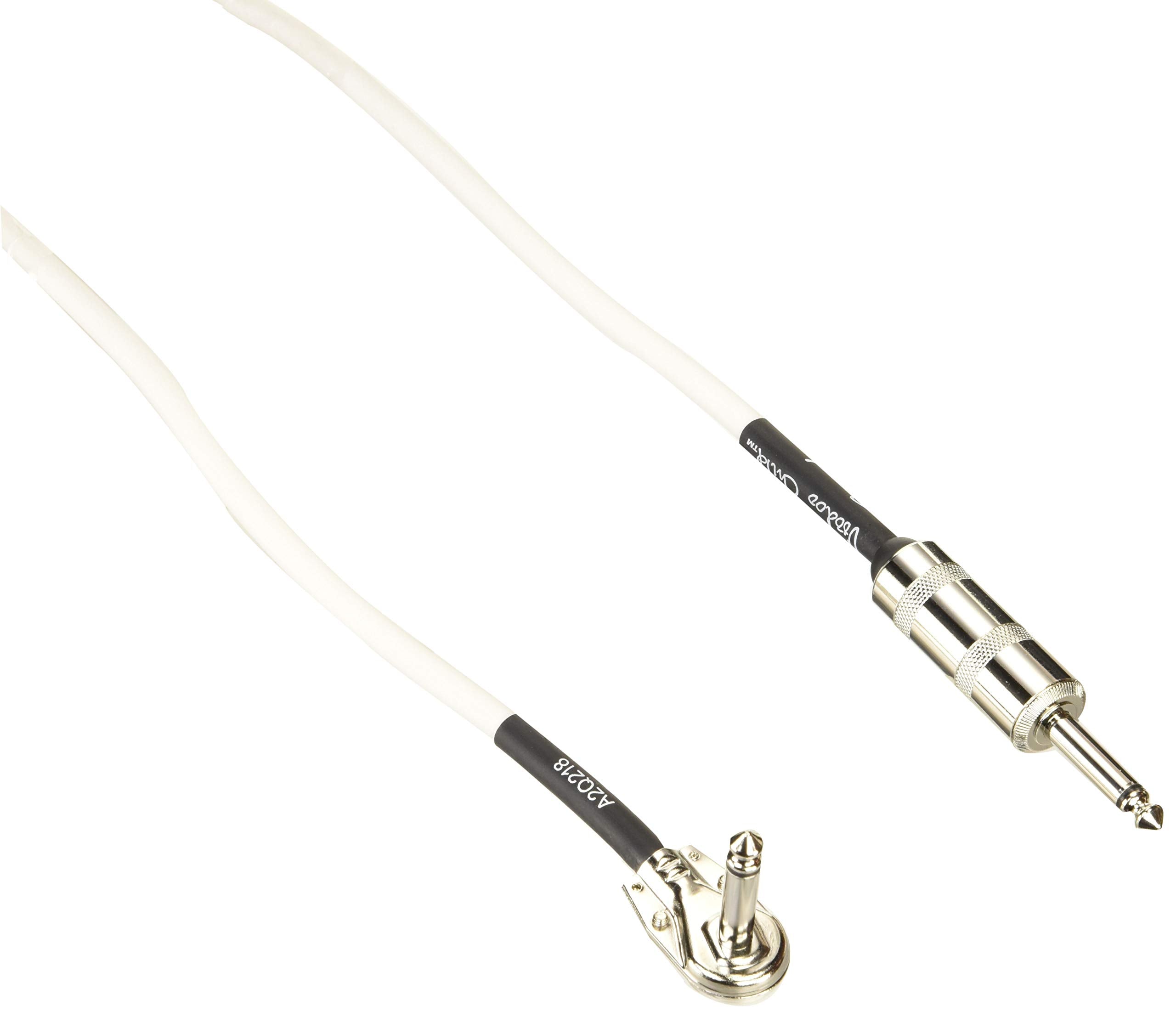 Fender Hendrix Voodoo Child Cable, White, Straight, 1/4 Angle Guitar Tools (0990823002)