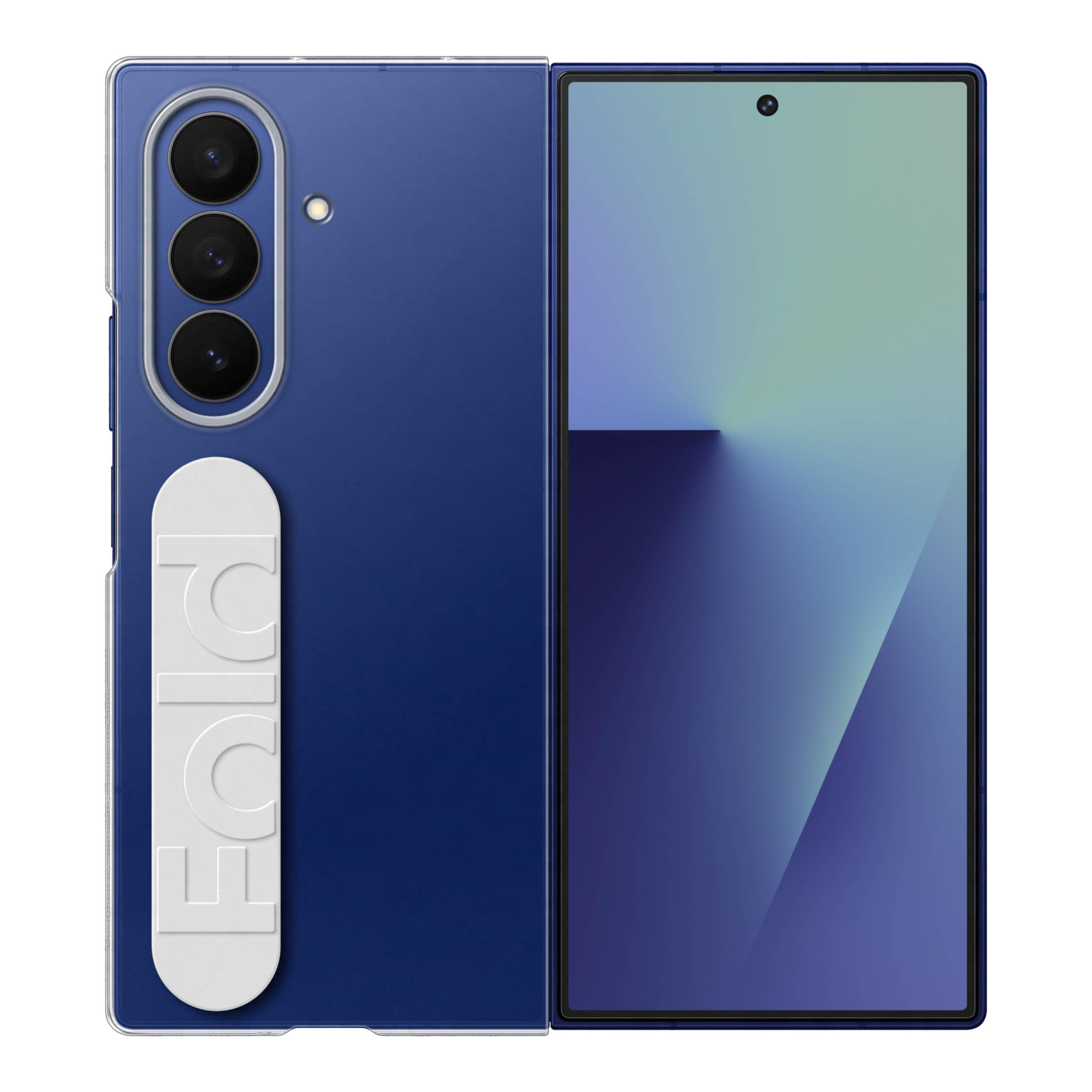 Samsung Galaxy Z Fold7 Clear Grip Phone Case, Anti-Scratch, Stylish, Easy to Hold, Anti-Reflecting Film, Comfortable, Sleek, US 