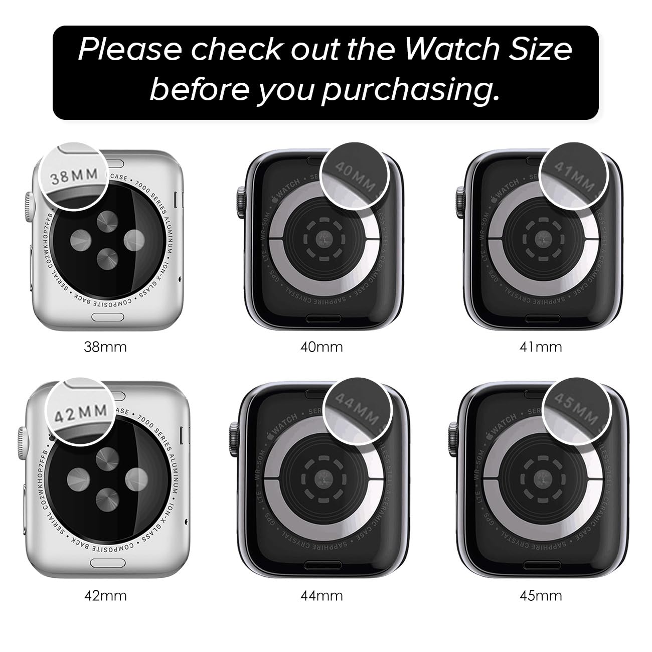 Kades ???? ???????? Compatible With Iwatch Accessories With Built In Tempered Glass Screen Protector Bling Crystal Diamond Rhine