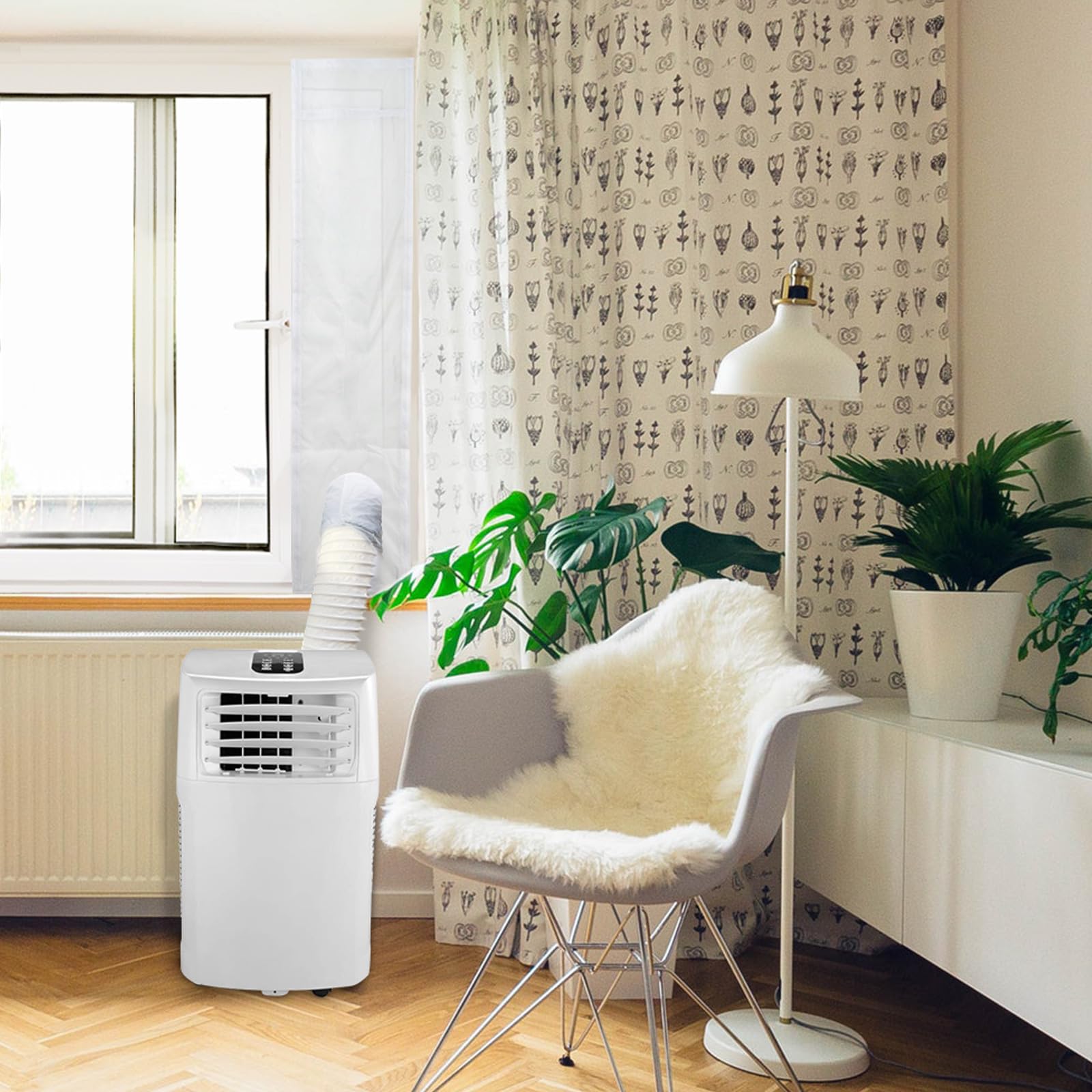 Hoomee Adjustable Sliding Window Seal With Tube For Portable Air Conditioner New 35 * 152Cm Us