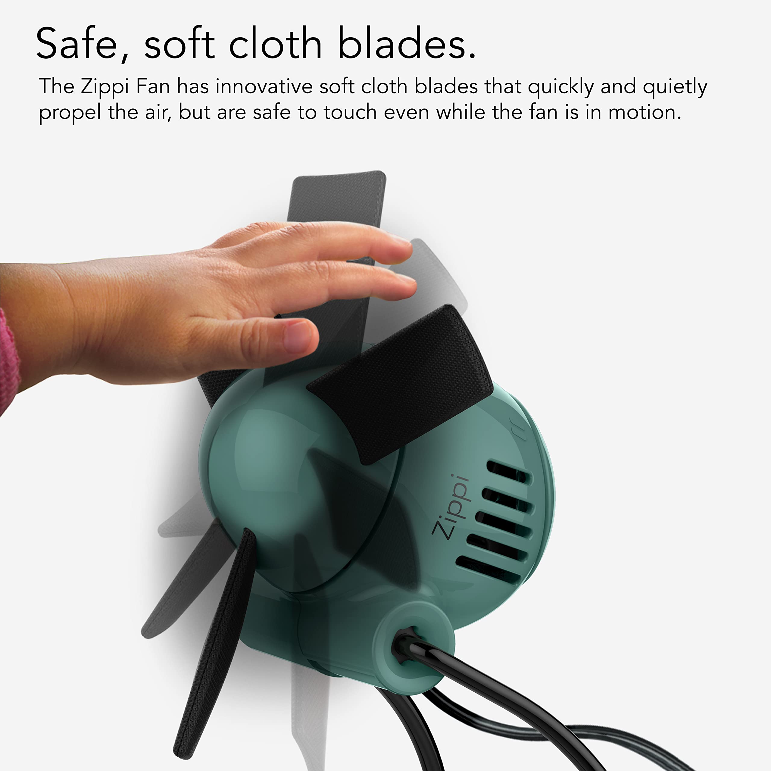 Vornado Zippi Small Personal Fan For Desk, Nightstand, Tabletop, Travel