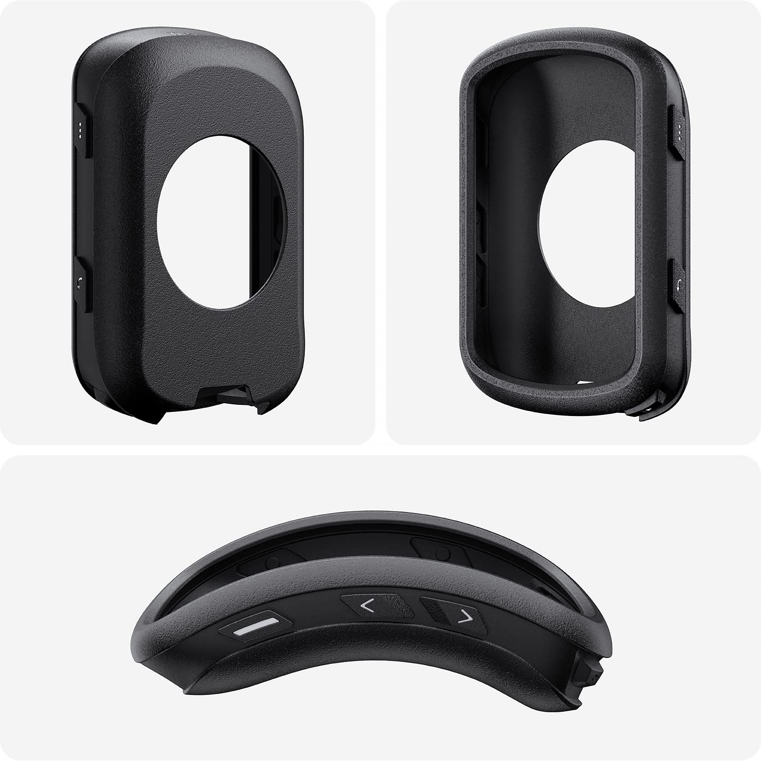 Tusita Silicone Case Compatible With Garmin Edge 540 | 540 Solar | 840 | 840 Solar   Black