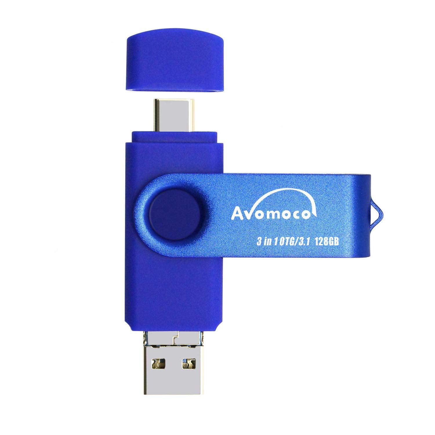 Avomoco 3.1 256Gb 3 In1 High Speed Photo Backup Flash Drive For Android Phones Wtih Type C/Micro Port&Tablets&Pc. Photo Stick Fo