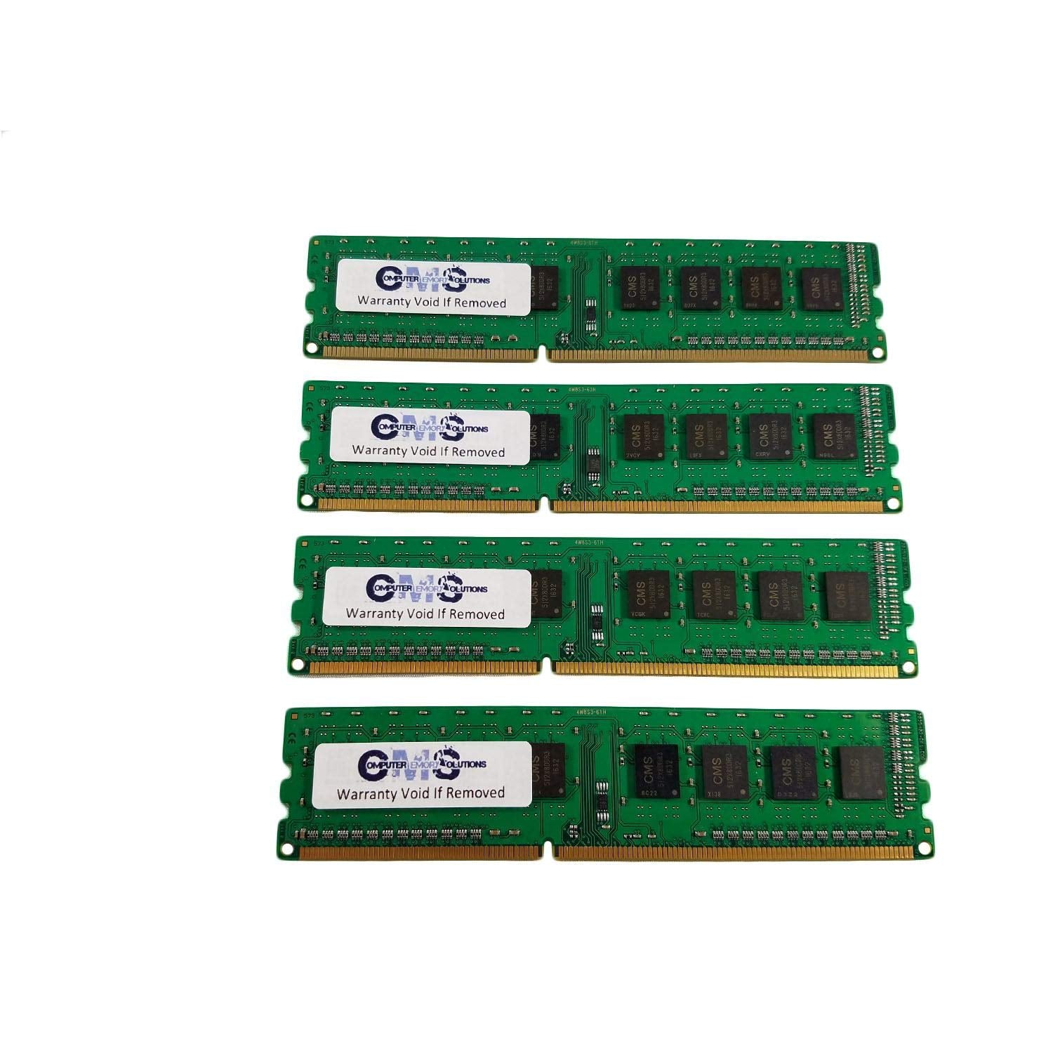 CMS 32GB (4X8GB) DDR3 12800 1600MHz Non ECC DIMM Memory Ram Upgrade Compatible with Dell Xps 8500 X8500-1059Bk Desktop - C7