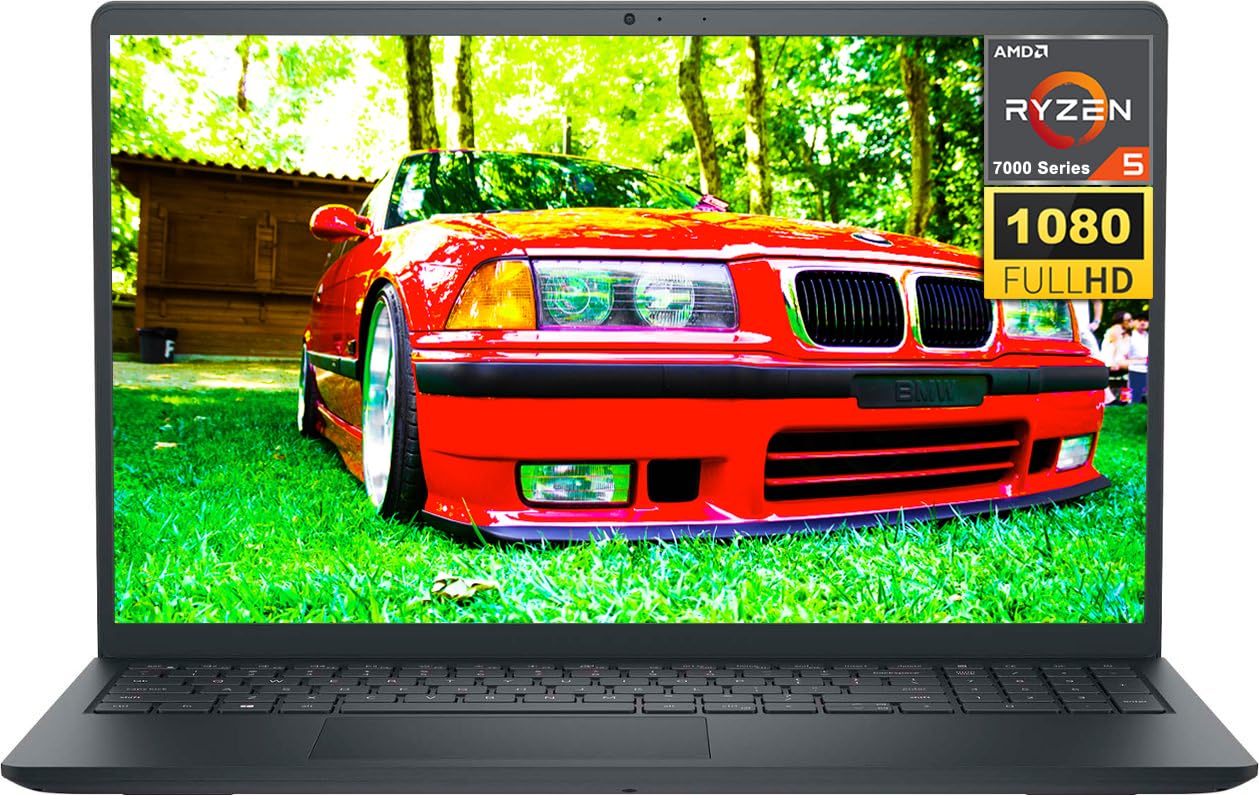 Dell Inspiron 15 3535 Laptop, 16GB RAM, 1TB SSD, Student and Business Laptop, 15.6 FHD Display, AMD Ryzen 5 7530U Processor (up 