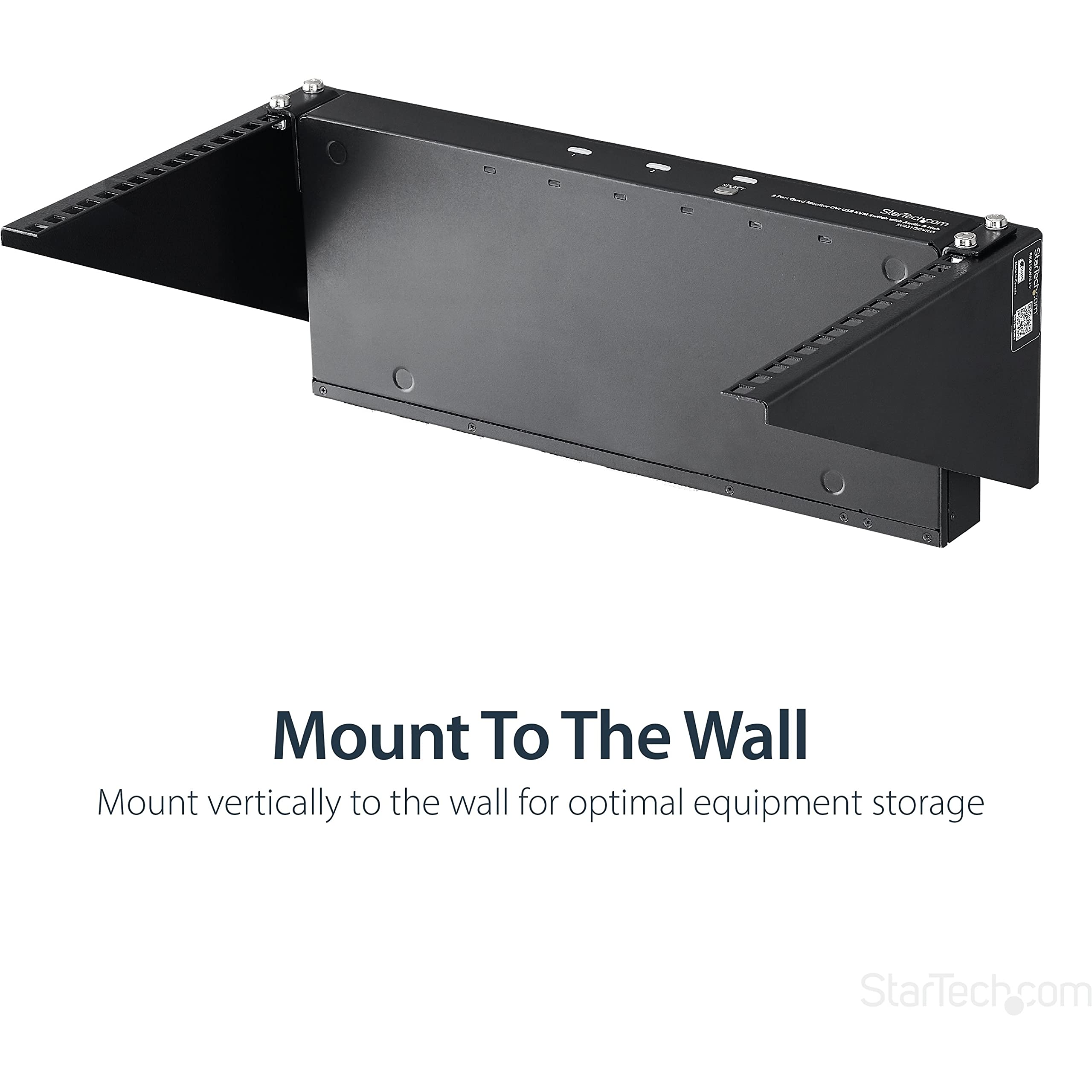 Startech.Com 6U Wall Mount Patch Panel Bracket - 19 In - Steel - Vertical Mounting Bracket For Networking And Data Equipment , T