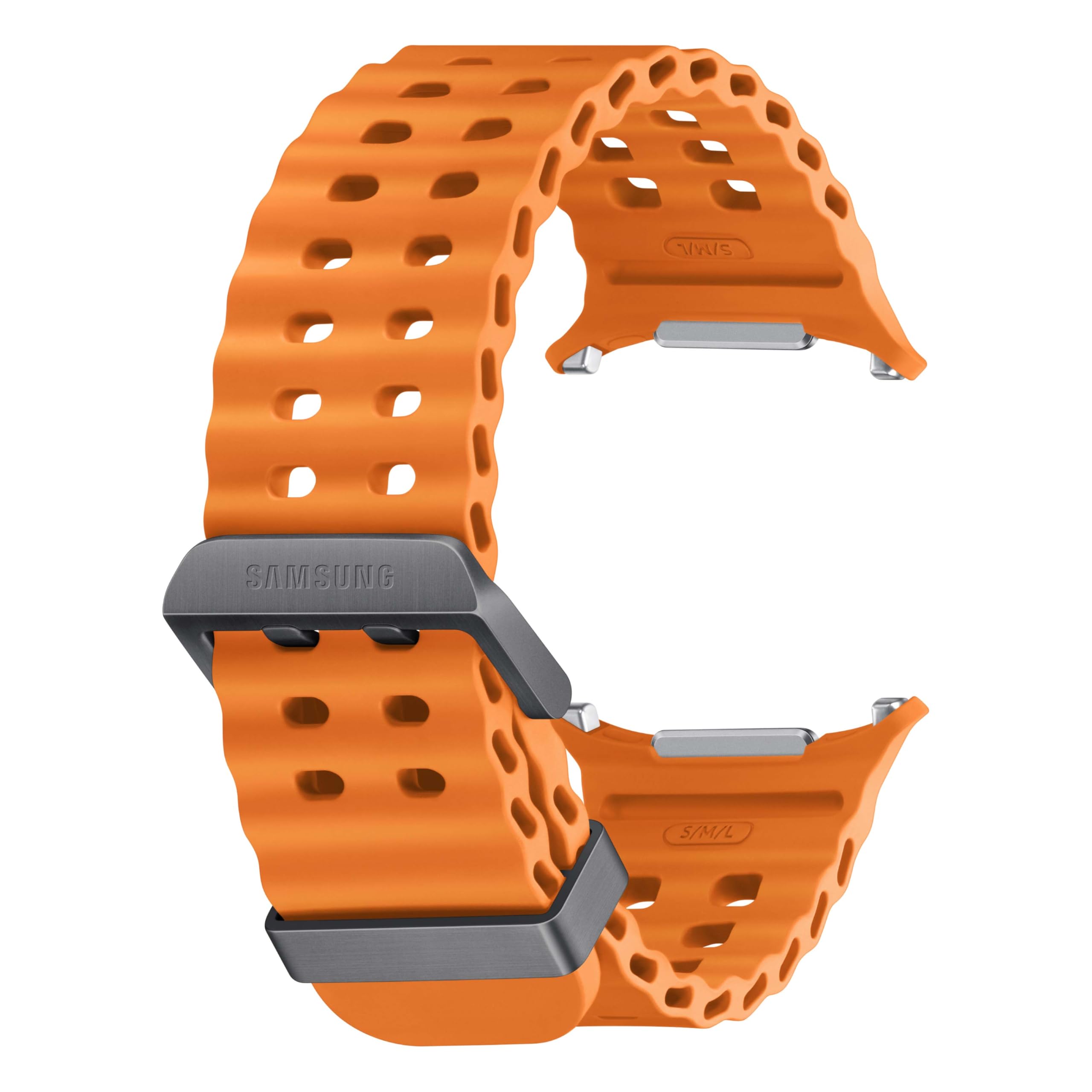 SAMSUNG Galaxy Watch Ultra Marine Band, Smartwatch Replacement Strap for Men and Women, One Click Attachment, ET-SNL70MOEGUJ, Or