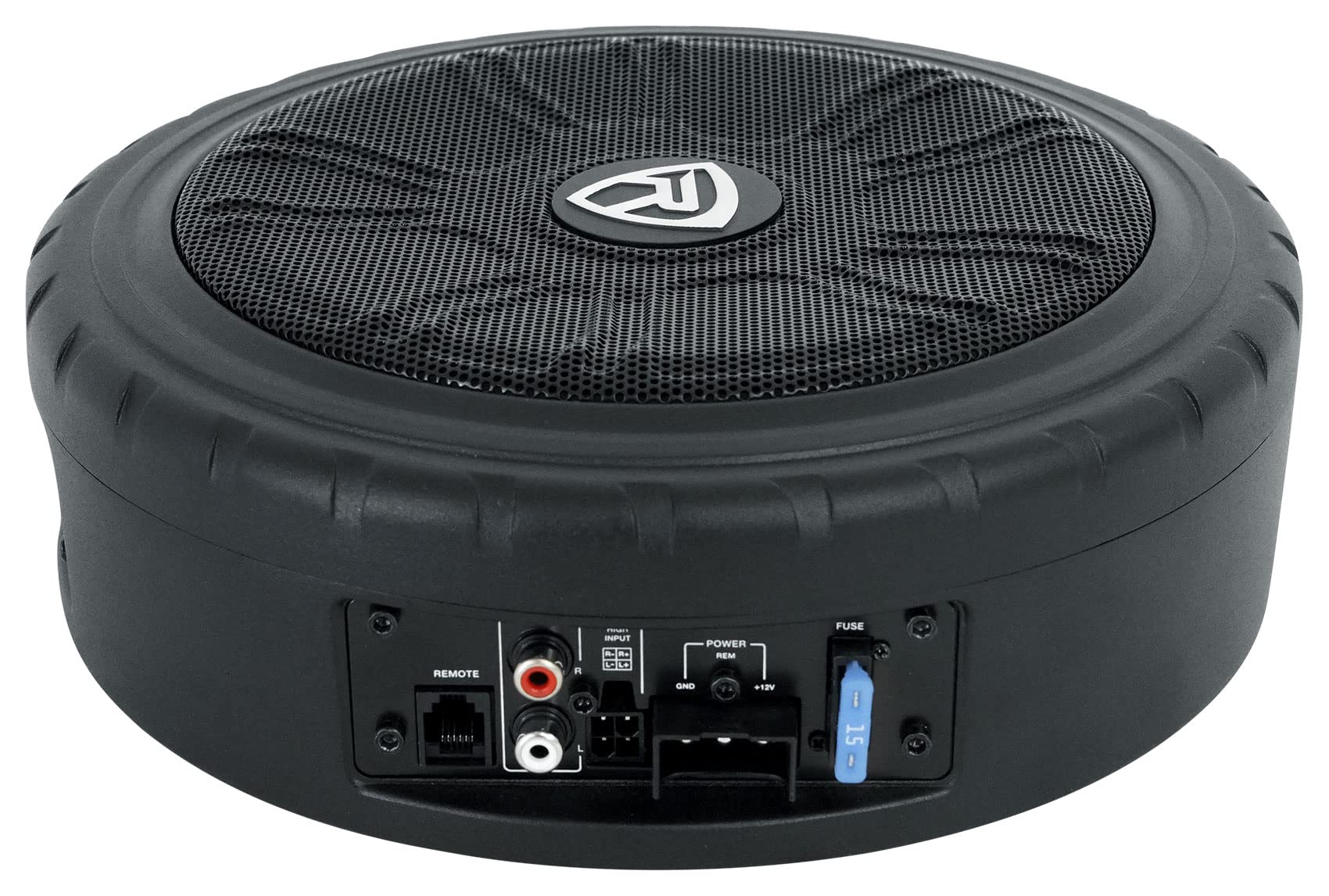 Rockville Wheel Of Bass 8 Slim Under-Seat Powered Truck/Car Audio Subwoofer Sub