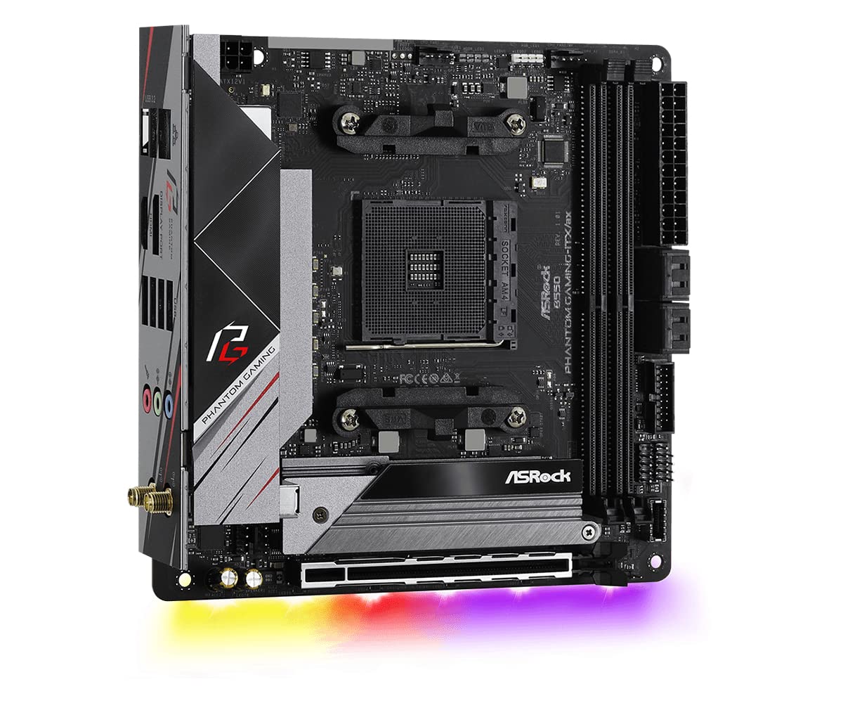 Asrock B550 Phantom Gaming Itx/Ax Supports 3Rd Gen Amd Am4 Ryzen
