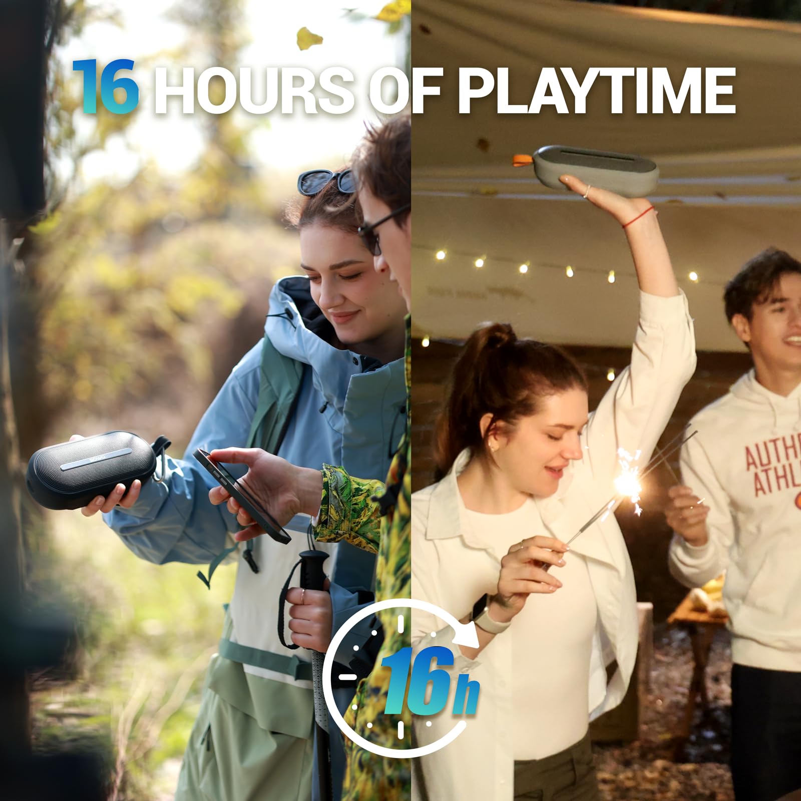 Sowo Portable Bluetooth Speaker With Powerful Bass   Wireless Speaker With Partyboom Technology   30W, Ip67 Waterproof   Stereo