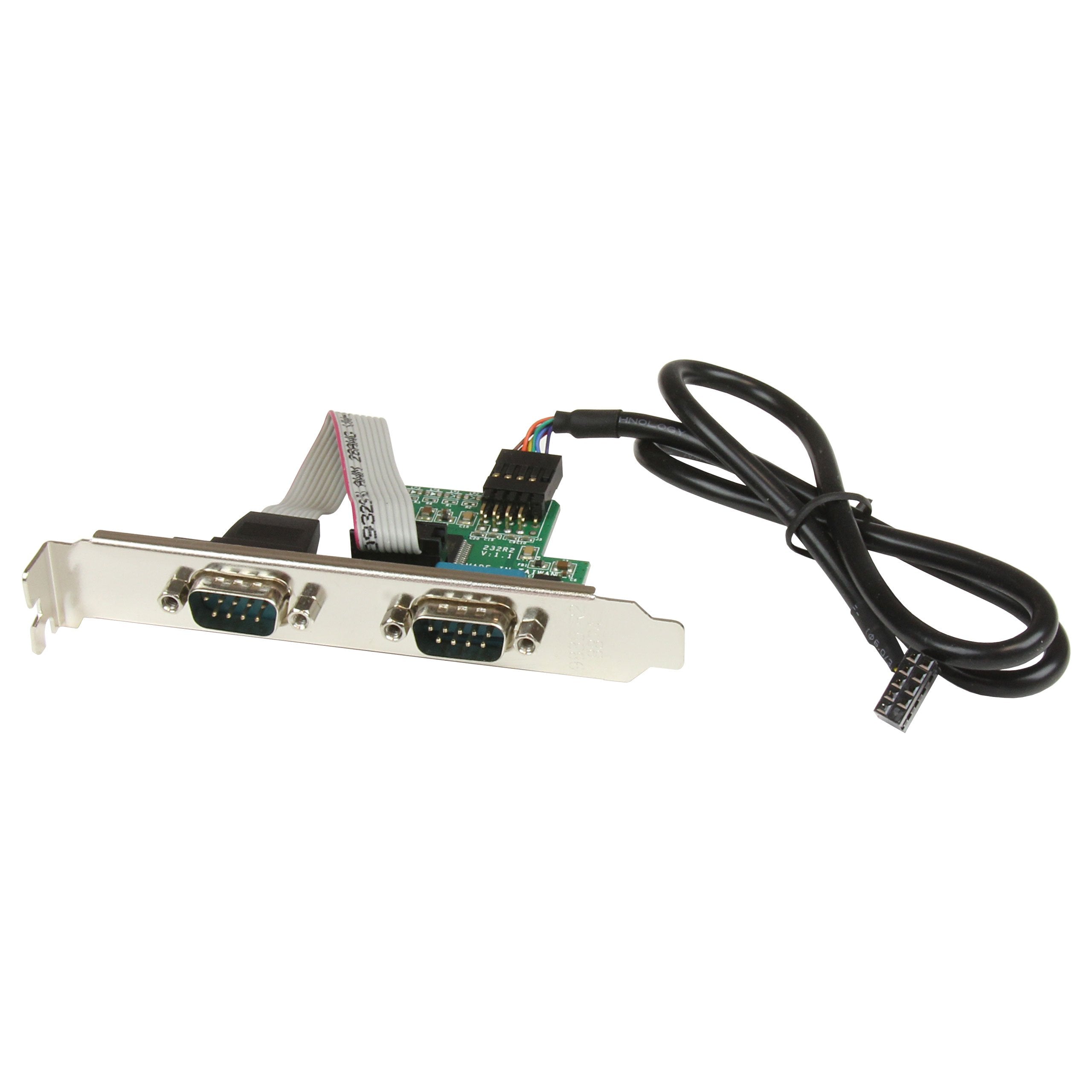 Startech.Com Motherboard Serial Port   Internal   2 Port   Bus Powered   Ftdi Usb To Serial Adapter   Usb To Rs232 Adapter (Icus
