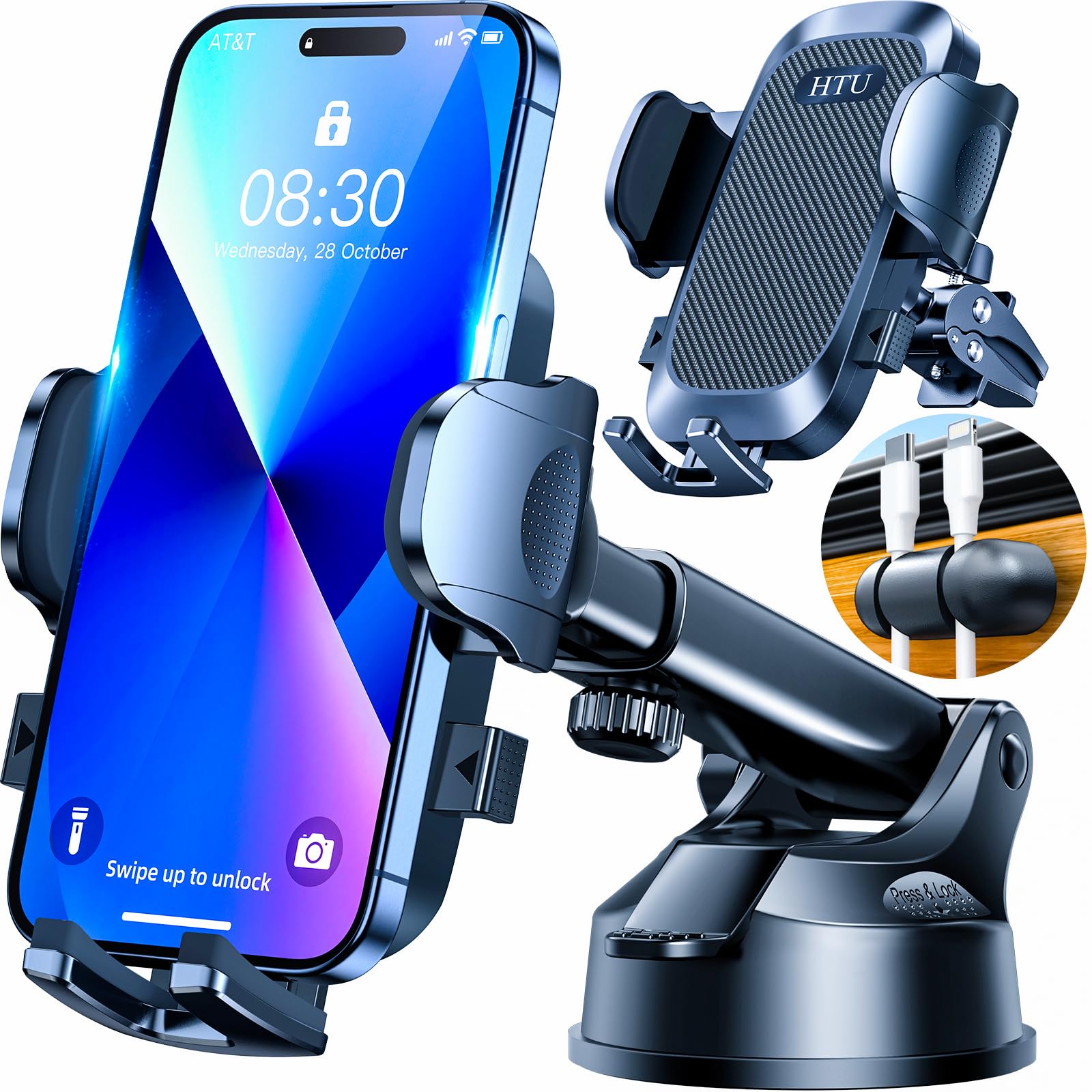???????? ???????????????? Cell Phone Holder For Car?Powerful Suction Cup Never Fall? Universal Car Phone Holder Mount For Dashbo