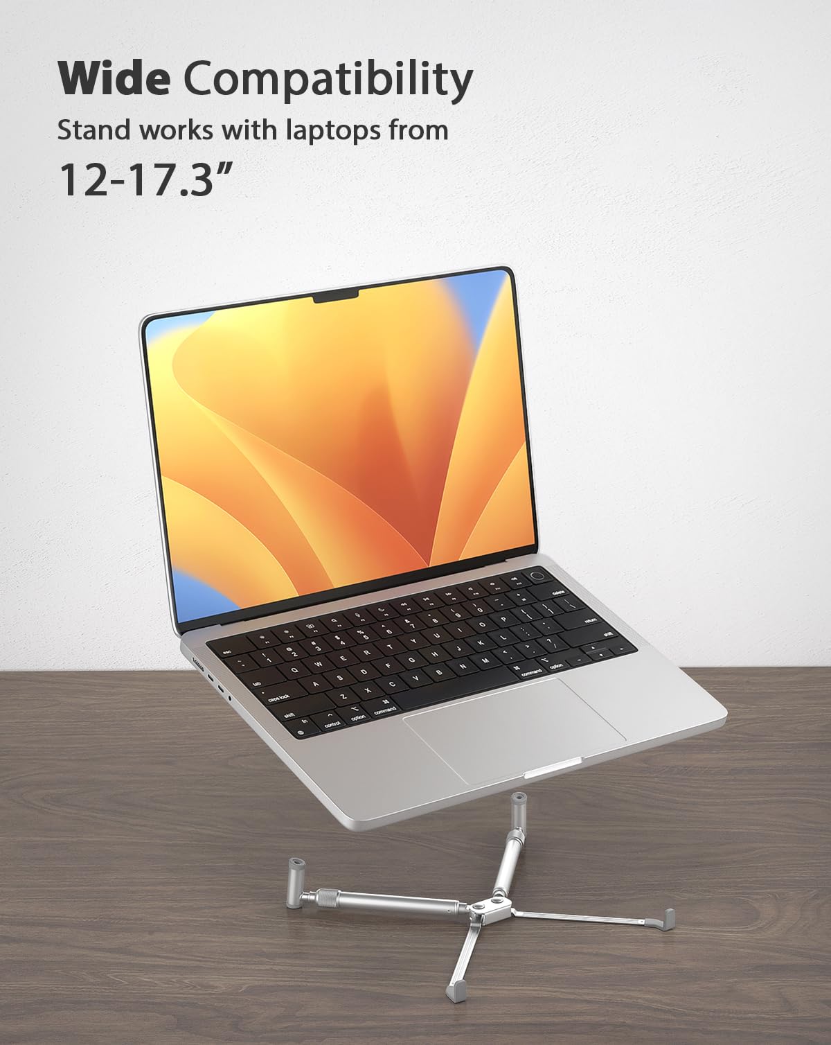 Steklo Laptop Riser   Premium Cooling Stand, Portable Laptop Stand For 12 17.3'' Compatible With All Laptops Macbook Pro Air, Id