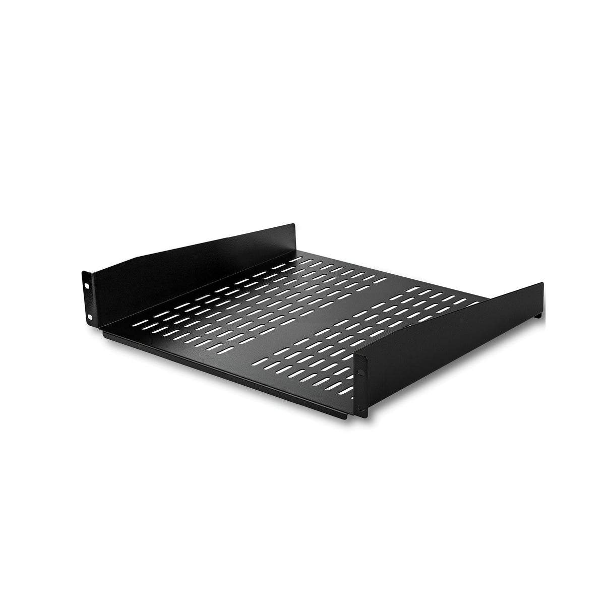 StarTech.com 2U Server Rack Shelf - Universal Vented Rack Mount Cantilever Tray for 19' Network Equipment Rack & Cabinet - Heavy Duty Steel - Weight Capacity 50lb/23kg - 16' Deep Shelf, TAA