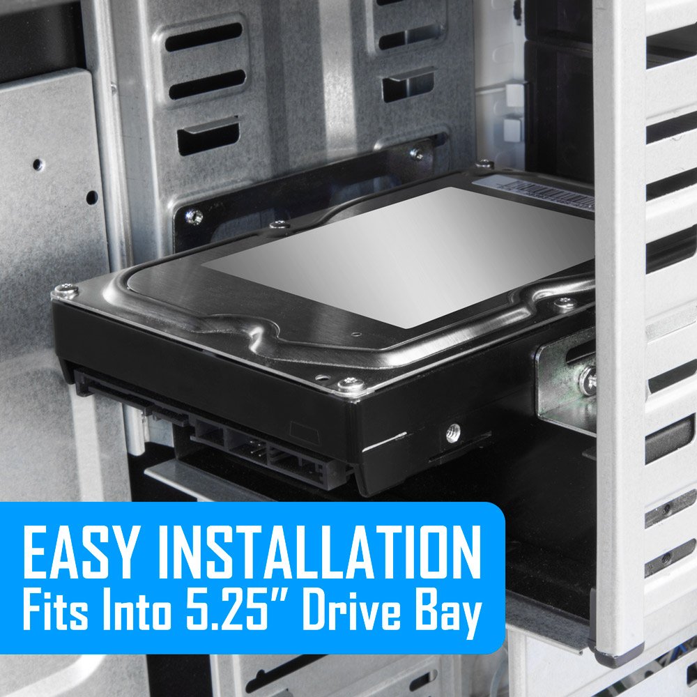 Kingwin Ssd Hard Drive Mounting Kit Internal, Convert Any 3.5    Solid State Drive / Hdd Into One 5.25 Inch Drive Bay. Mounting