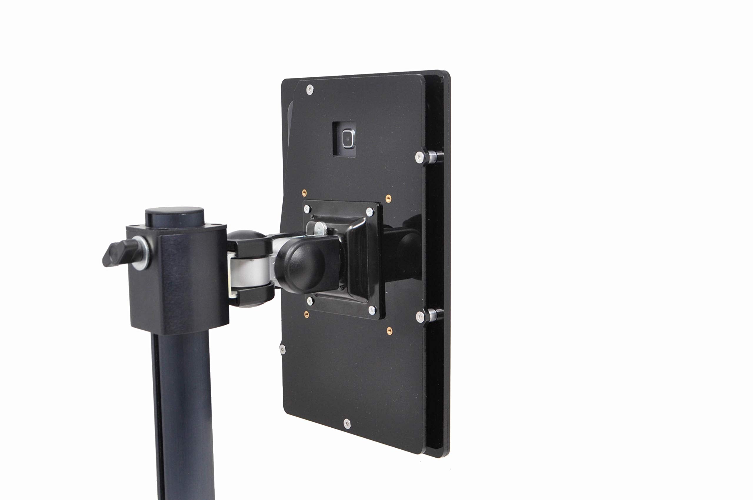 Tabcare Security Anti Theft Acrylic Vesa Enclosure For Samsung Galaxy 10.5' Tablet With Wall Mount Kit (Black, Tab S4 10.5)