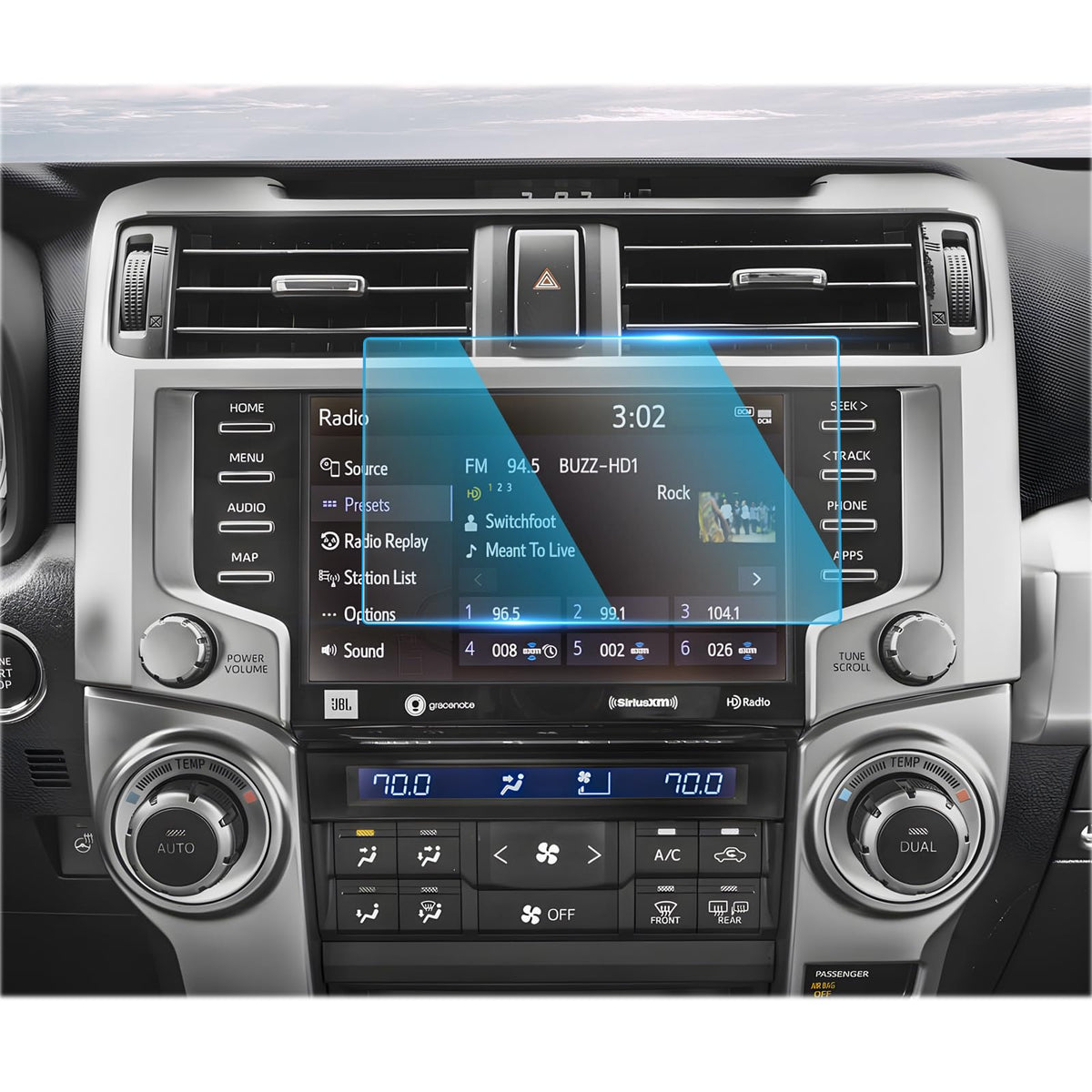 Cdefg Screen Protector For Toyota 4Runner Accessories 2020-2024 Sr5 Trd Off-Road Limited Touchscreen For 4Runner 2024 2023 2022 2021 Radio Display Cover-8' Tempered Glass