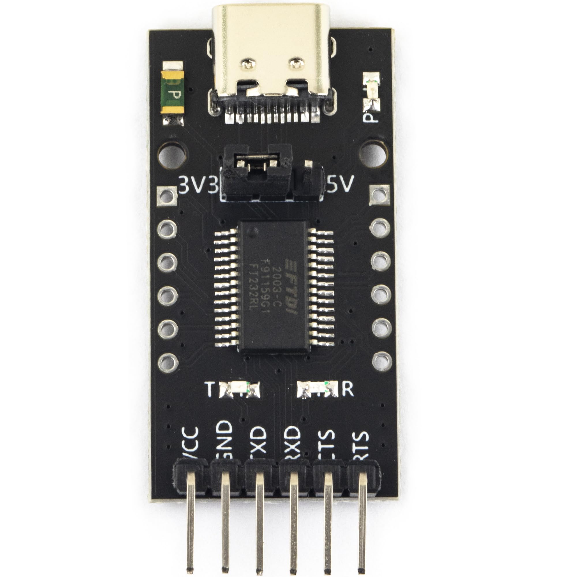 Naughtystarts 2Pcs For Ft232Rl Ftdi Usb Type C To Ttl Serial Converter Adapter Module 3.3V 5V Output 6Pin Ft232 Breakout Board F