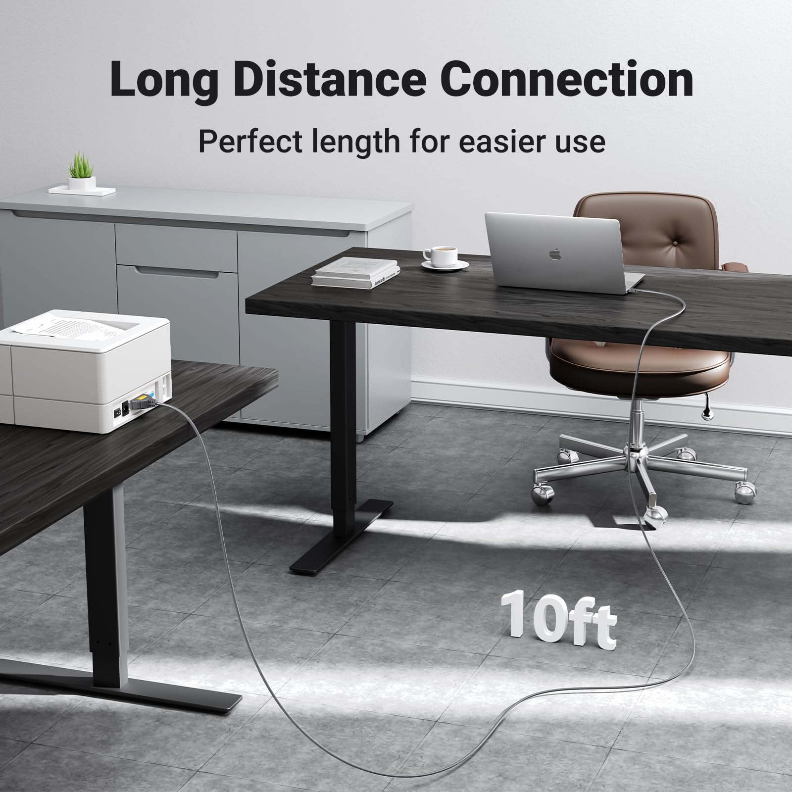 Ugreen 10Ft Usb To Parallel Port Printer Cable, Cn36 Printer Cable Adapter Ieee1284 For Old Printer, Centronics Parallel Convert