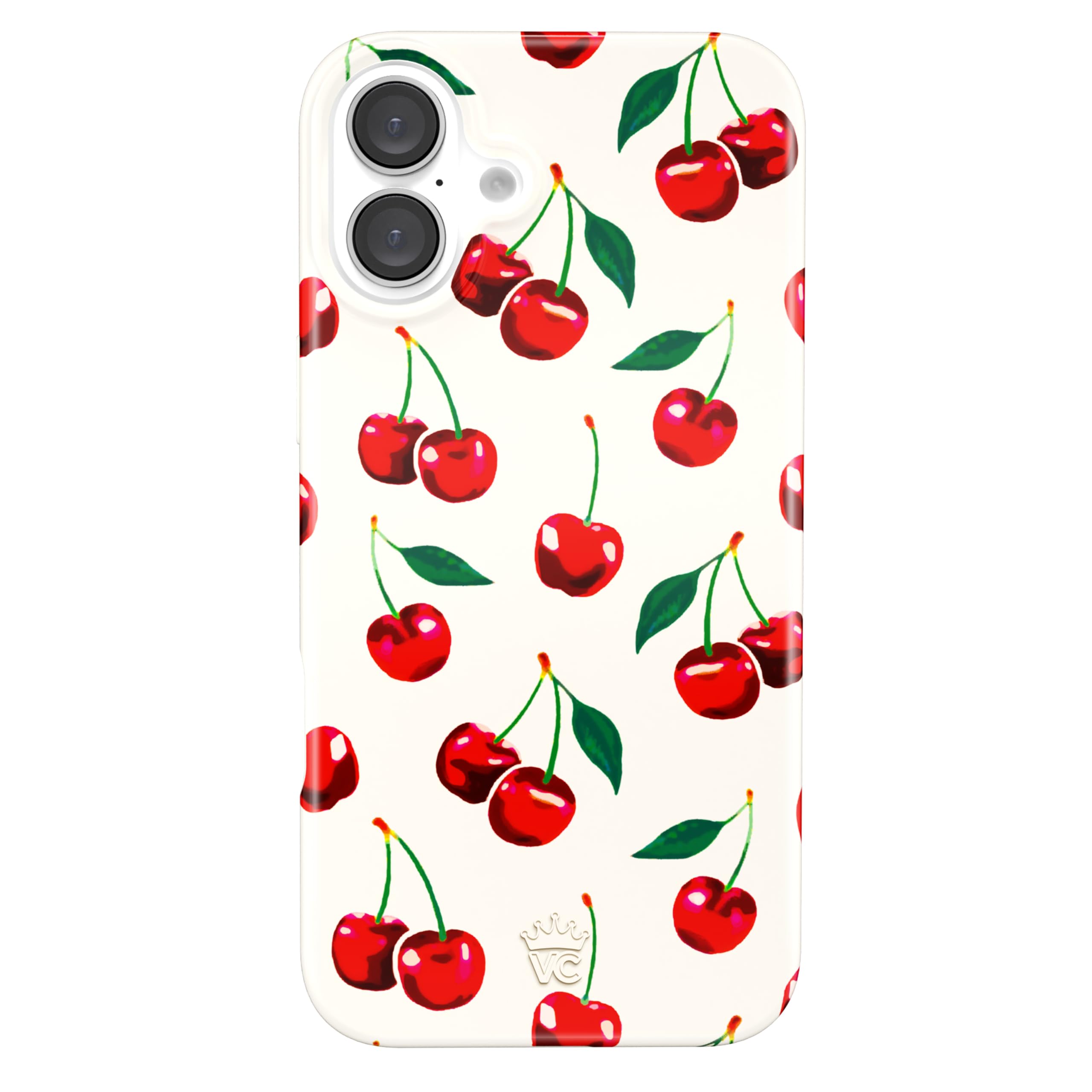 Velvet Caviar For Iphone 16 Plus Case Cherry   Compatible With Magsafe [8Ft Drop Tested]   Red Cherries