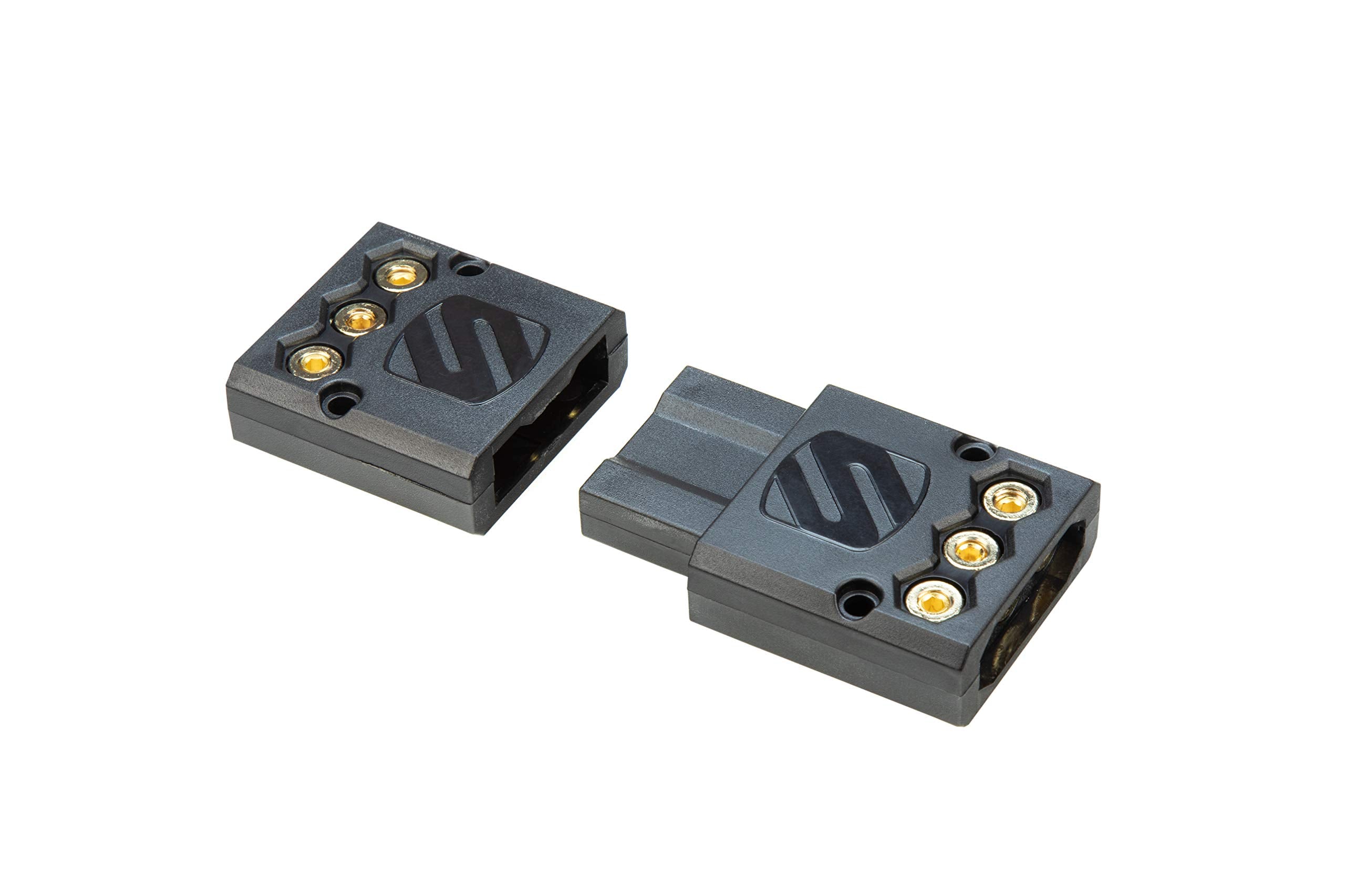 Scosche UAKP Kwik Plug 8 AWG Quick Release Power Connector for Amplifiers and Active Bass Enclosures