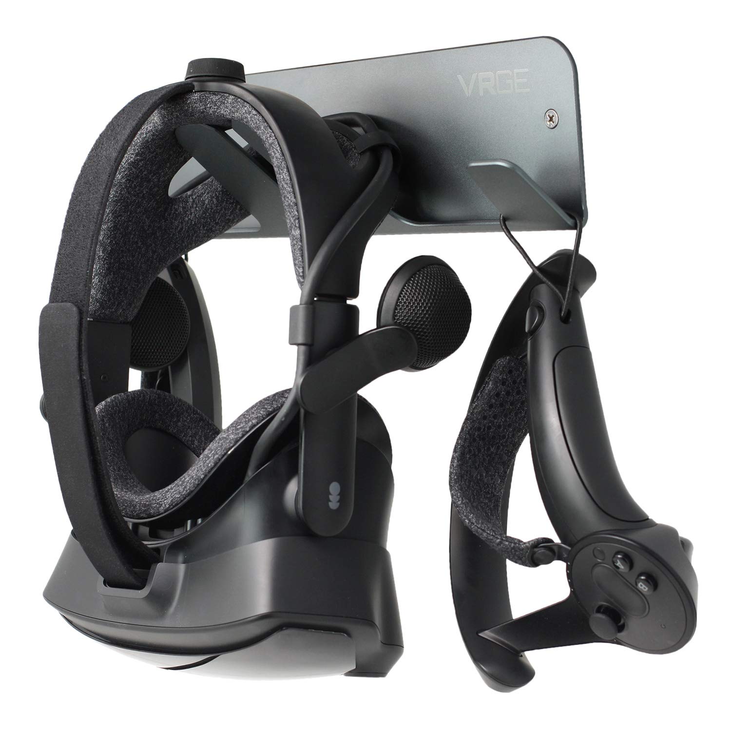 Vrge Vr Wall Mount Storage Stand Hook - For Meta/Oculus Quest 3/2 - Rift-S - Htc Vive Pro - Ps5 Vr2 - Valve Index And Mixed Real