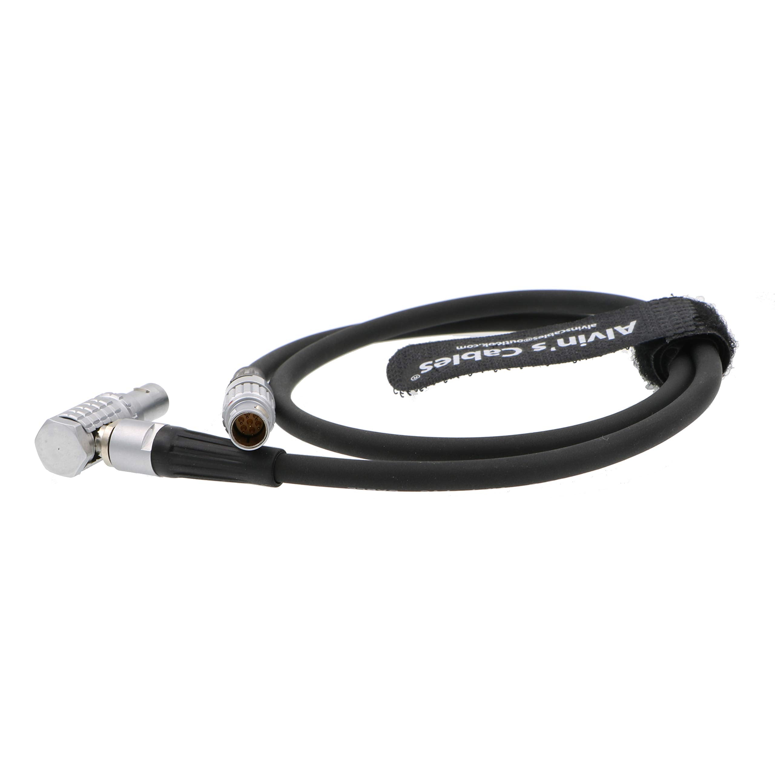 Alvin'S Cables Nucleus M 7 Pin To 7 Pin Male Motor Connection Cable Right Angle To Straight 60Cm