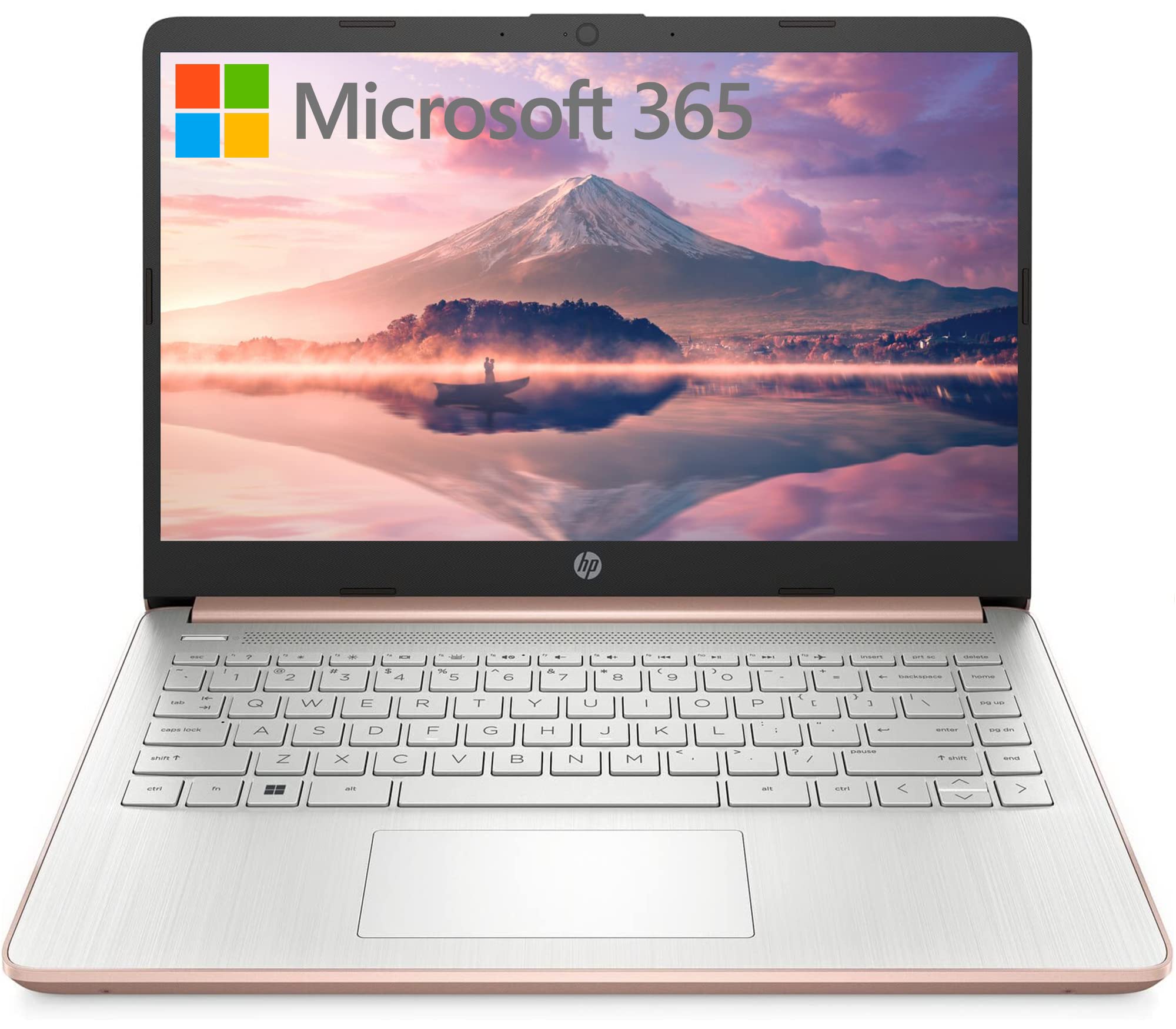 Hp Stream 14'' Hd Thin And Light Laptop, Intel Celeron N4120, 16Gb Ram, 64Gb Emmc Storage, Long Battery Life, Hd Webcam, Hdmi, R