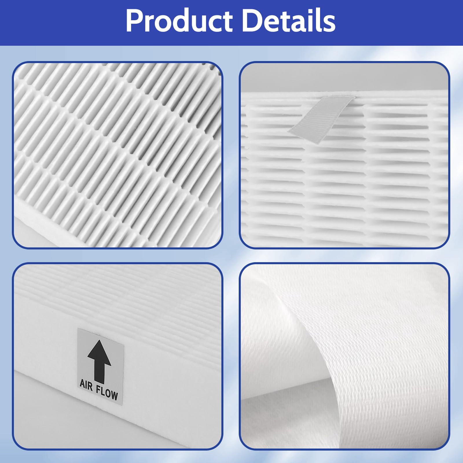 Hpa300 Hepa Filter Replacement For Honeywell Air Purifier Hpa300 Series, 6 True Hepa Filter R Compatible With Hpa300 Hpa200 Hpa1