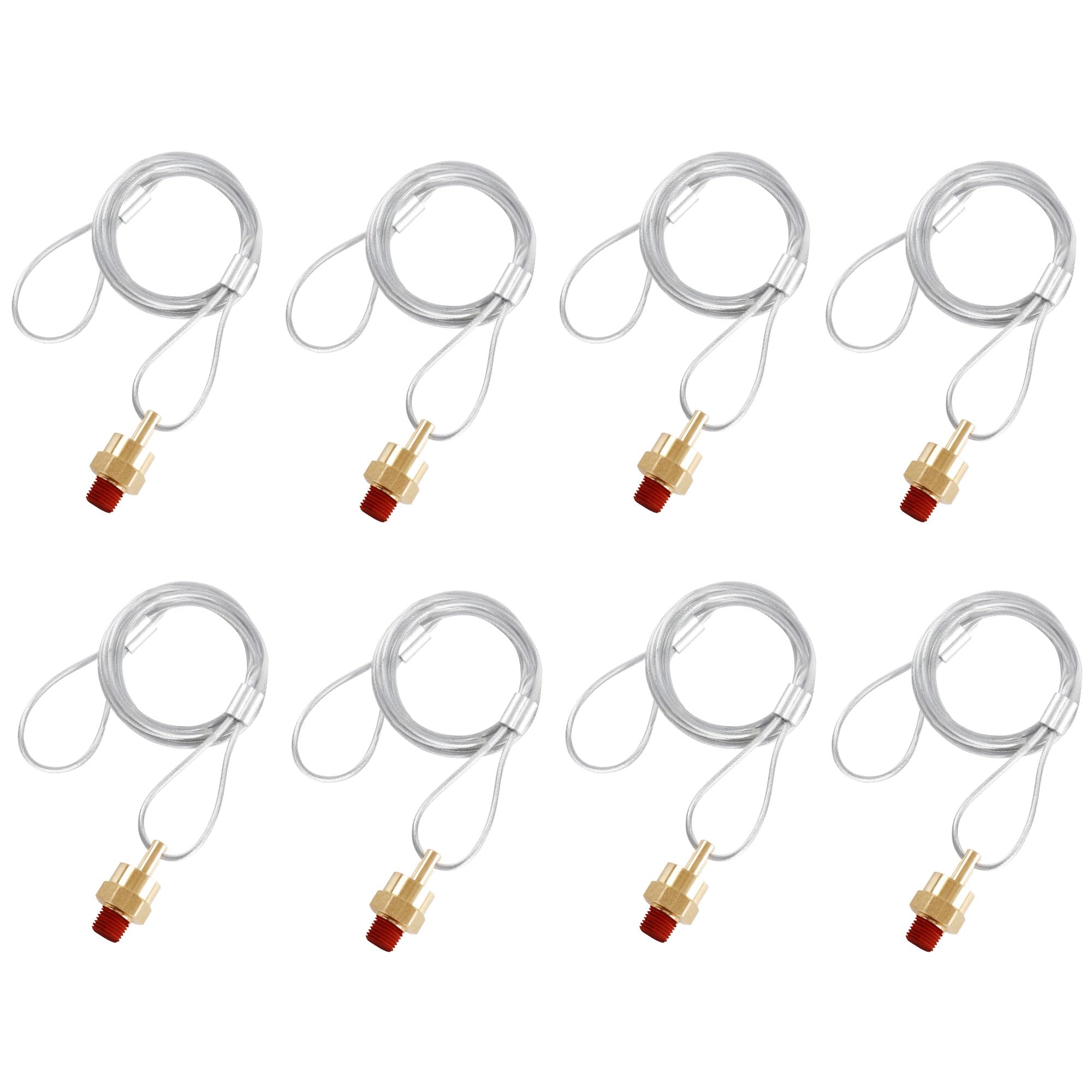 Dazakoot 1/4    Air Compressor Drain Valve With 60    Cable(5Ft), Air Tank Drain Valve Plug For Semi Truck, Replace For Haldex 1