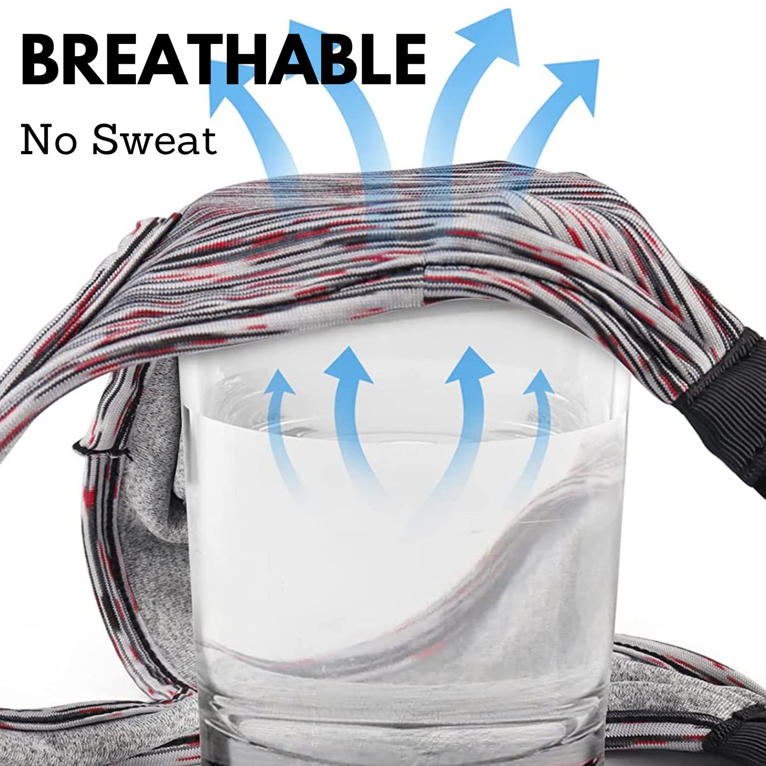 X-Super Home Vr Eye Mask Cover Breathable Sweat Band Adjustable Sizes Hmd Padding For Vr Workouts Supernatual With Virtual Reali