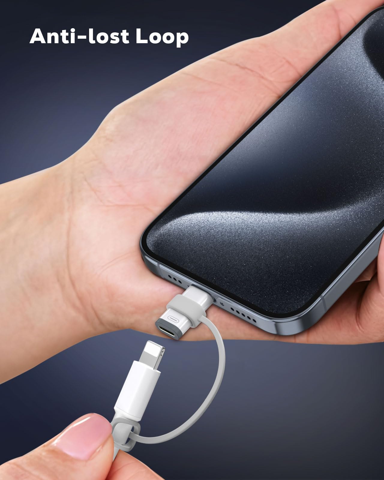 Moko Lightning To Usb C Adapter 2Pack, Not For Lightning Earbuds/Headphones/Audio/Otg, Usb C To Lightning Adapter For Iphone 15/