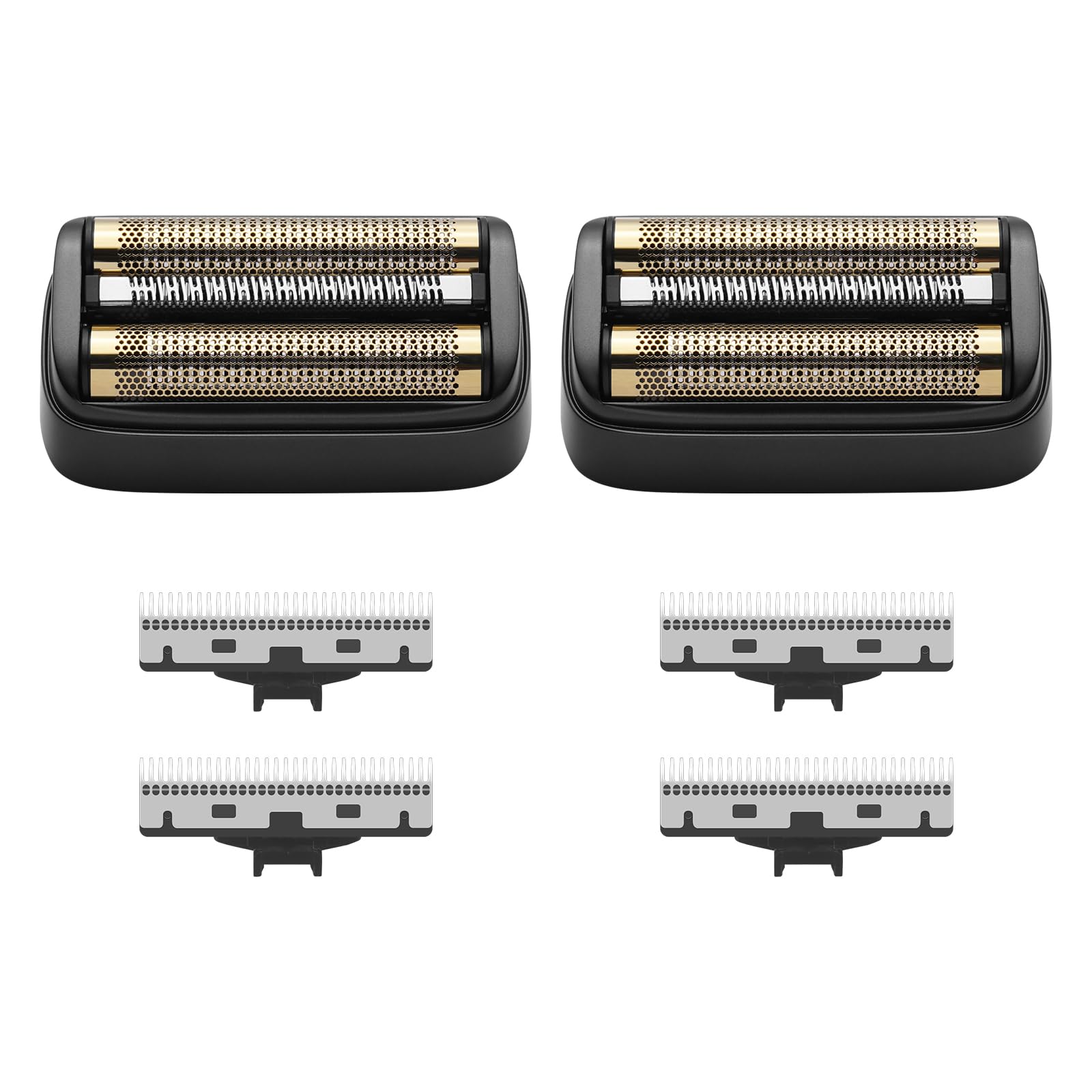 2 Pack Shaver Replacement Foil & Inner Cutters Compatible With Andis 17300 Resurge Electric Shaver,Black