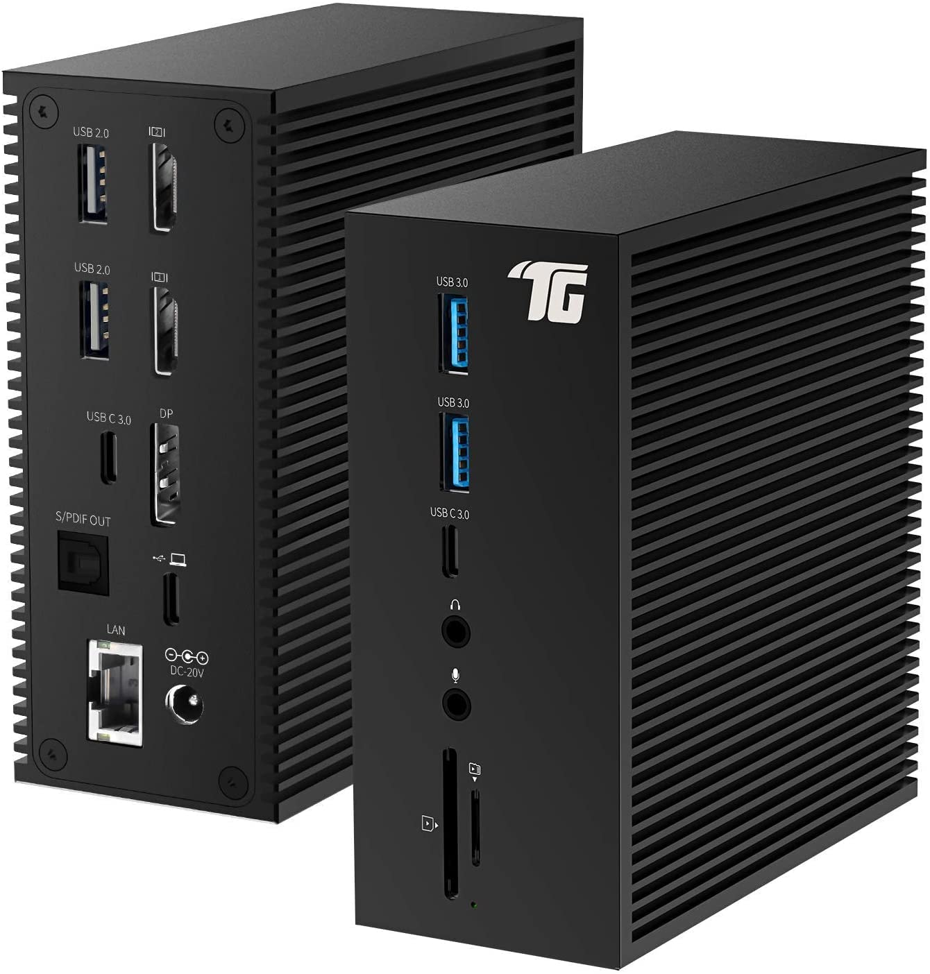 Tiergrade Usb C Docking Station Dual Monitor For Windows/Macos, 17 In 1 Triple Display Laptop Docking Station, Usb C Dock With D