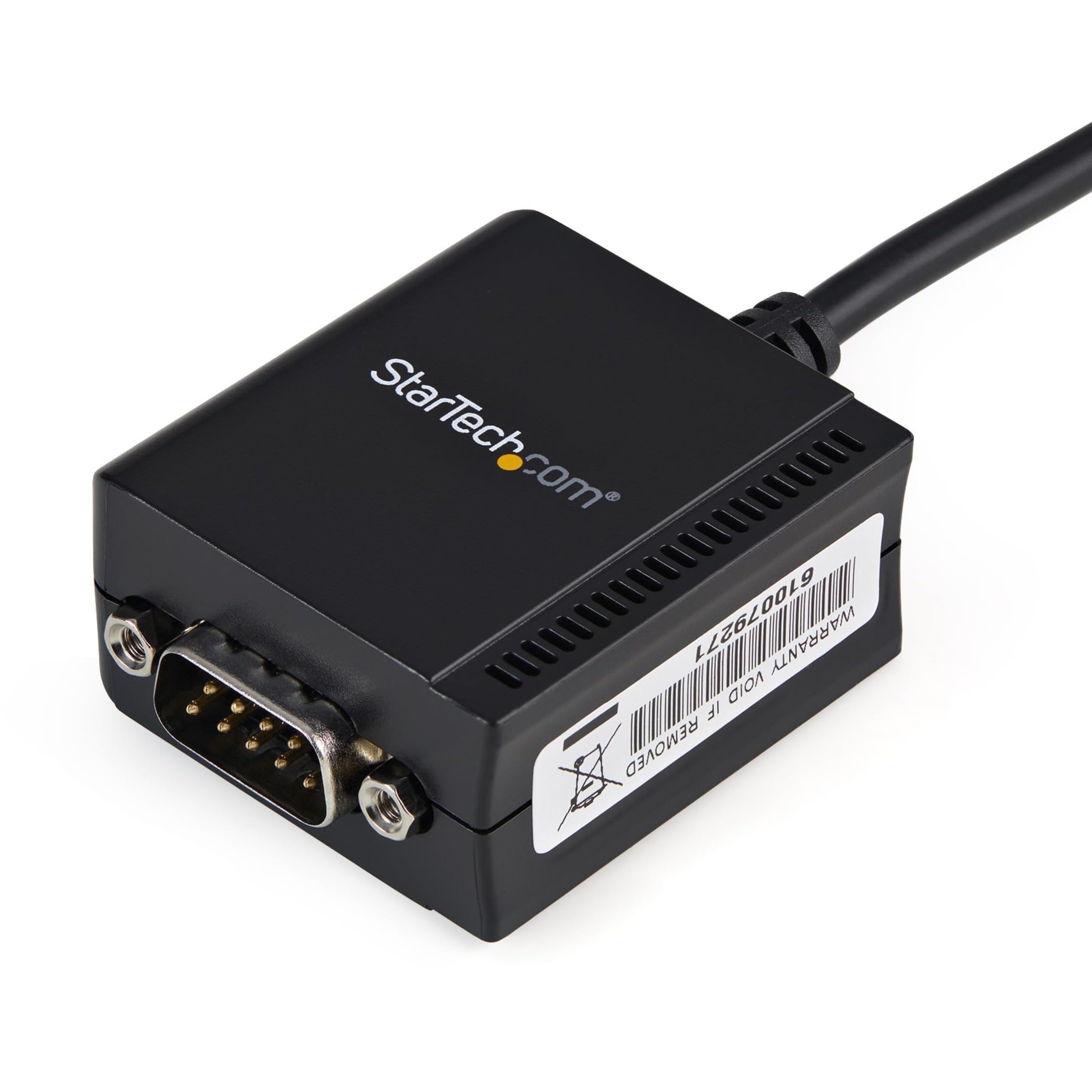 Startech.Com Usb To Serial Adapter   1 Port   Usb Powered   Ftdi Usb Uart Chip   Db9 (9 Pin)   Usb To Rs232 Adapter (Icusb2321F)