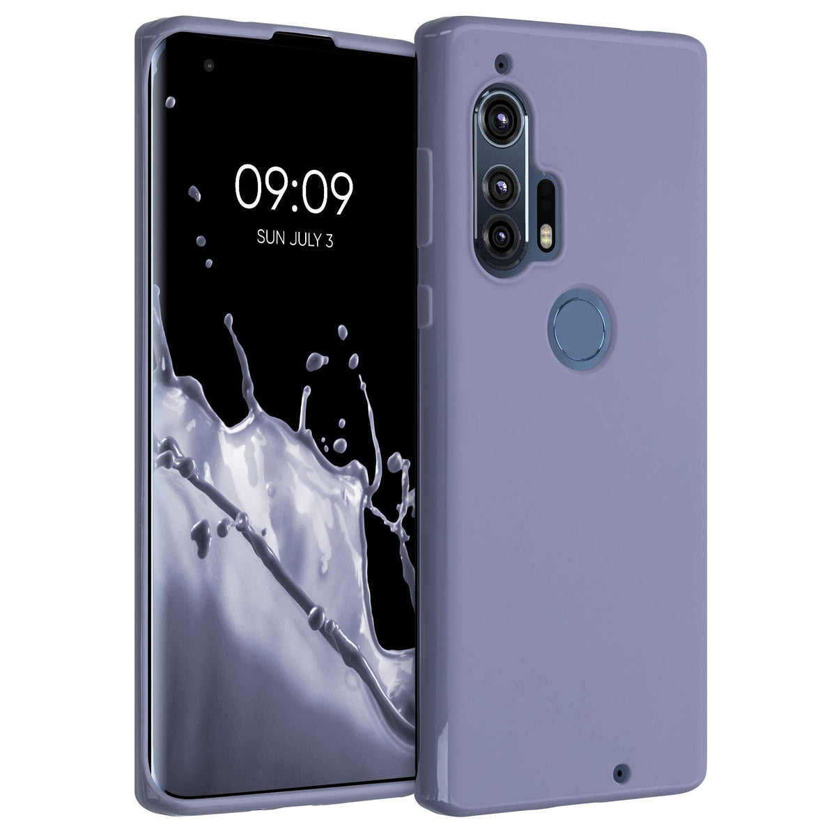 Kwmobile Case Compatible With Motorola Edge Plus/Edge+ Case   Soft Slim Protective Tpu Silicone Cover   Lavender Grey