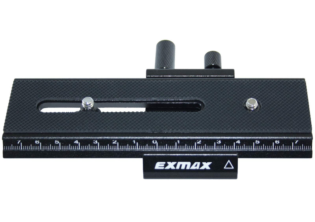 Exmax 16Cm 2 Way Macro Shot Focusing Focus Rail Slider/Close-Up Shooting 1/4 Quick Screw Release Mount Camera Flash Support Plat