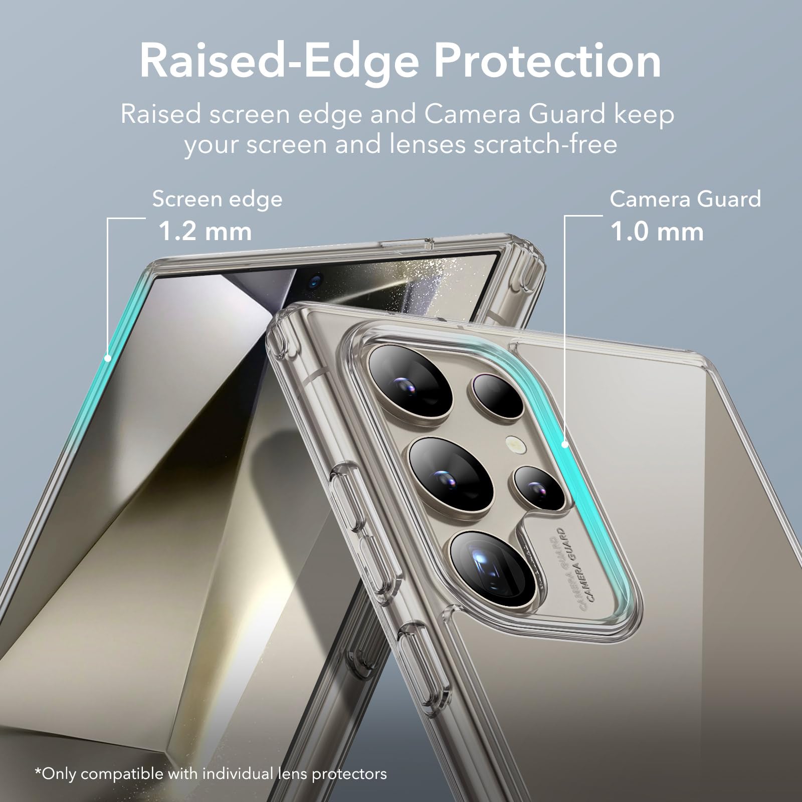 Esr For Samsung Galaxy S24 Ultra Case, With Kickstand 3 Stand Modes, Military Grade Drop Protection Shockproof, Slim Fit For S24