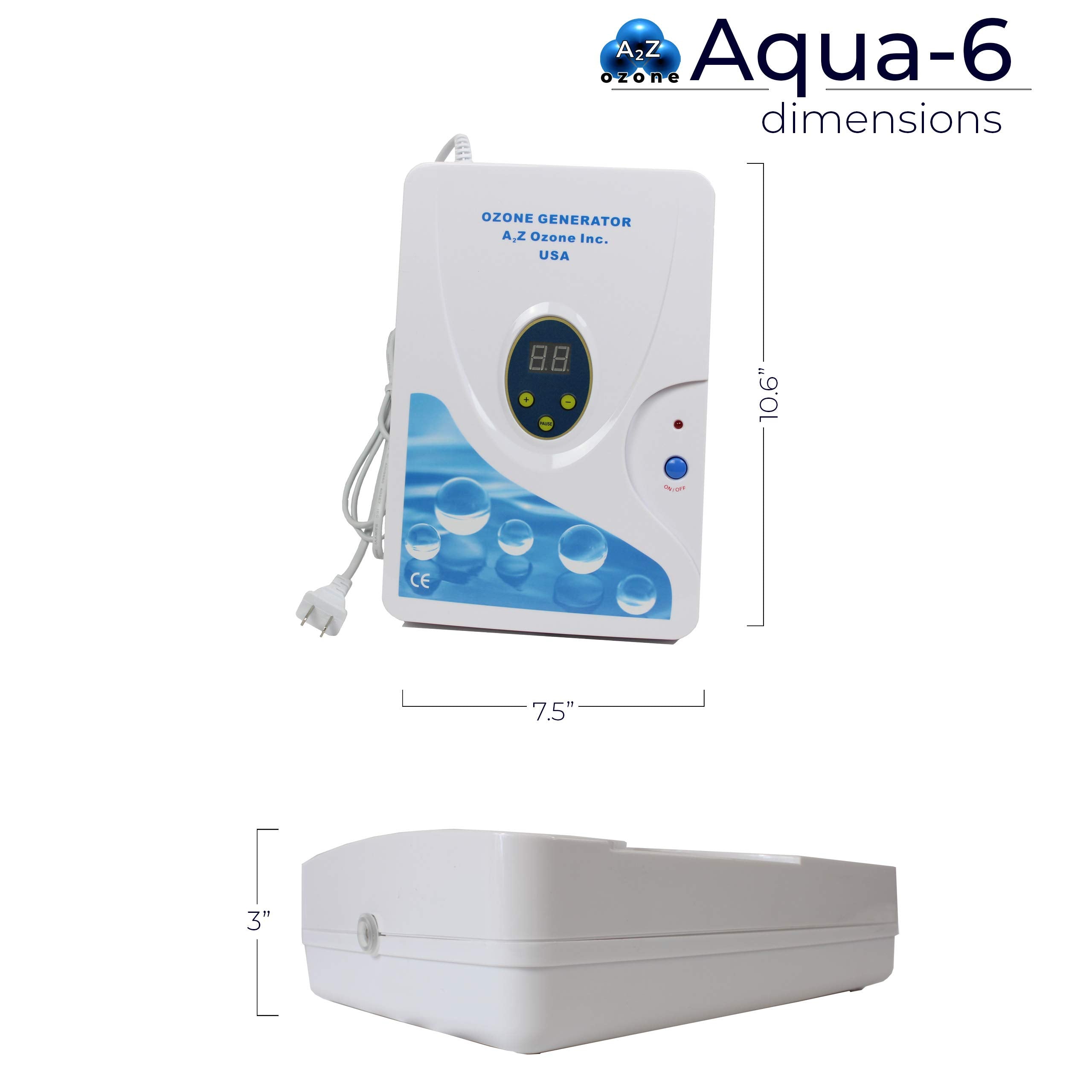 Aqua 6, 120 Mg/Hour Water Ozone Generator