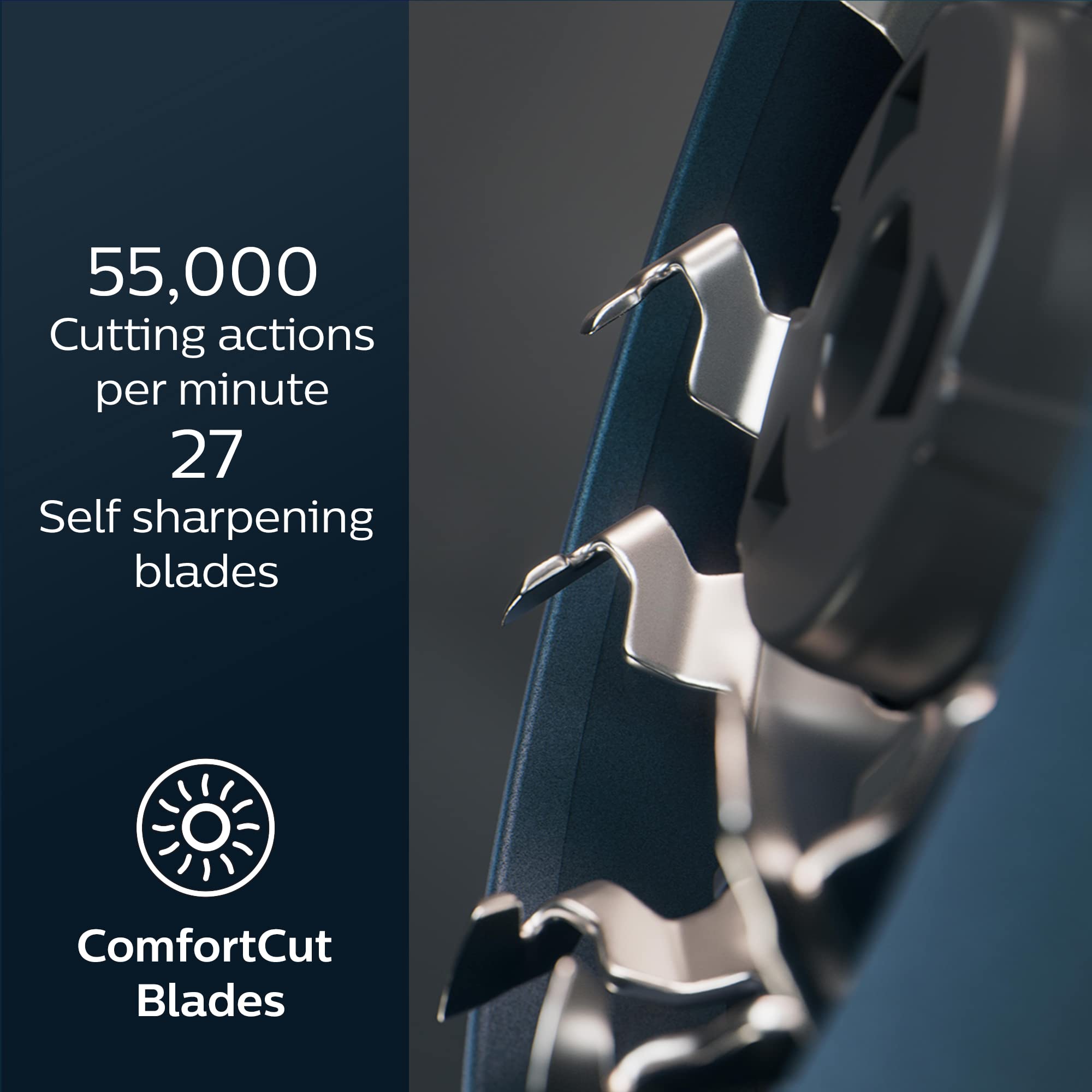 Philips Norelco Shaver 5000X, Rechargeable Wet & Dry Shaver With Precision Trimmer And Storage Pouch, X5006/85