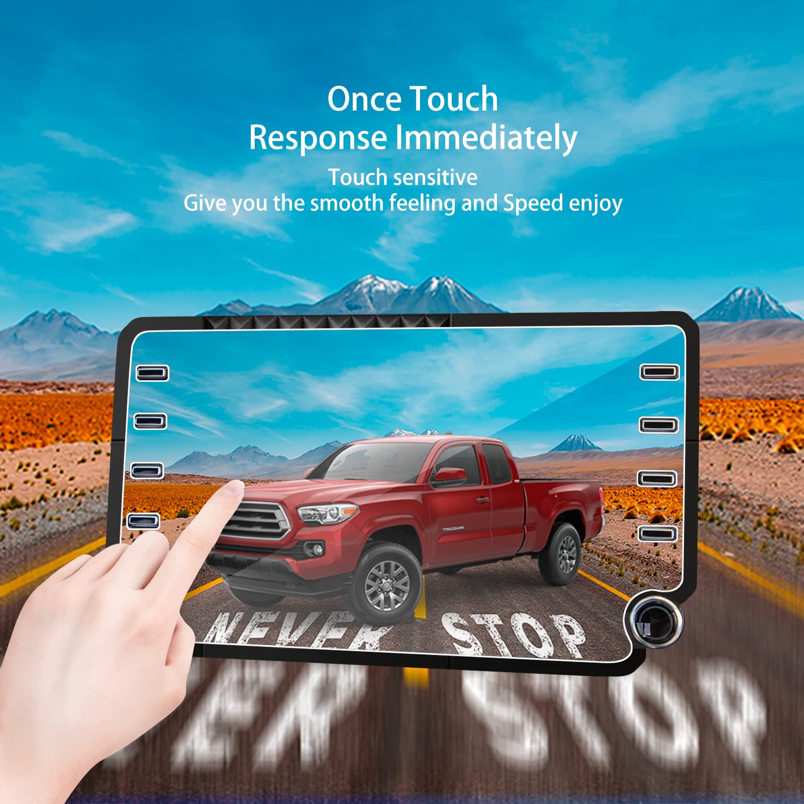 Xxciwp Screen Protector For Toyota Tacoma Screen Protector 2022 2023 2021 2020 8 Inch Touchscreen Radio Display Navigation Hd Te