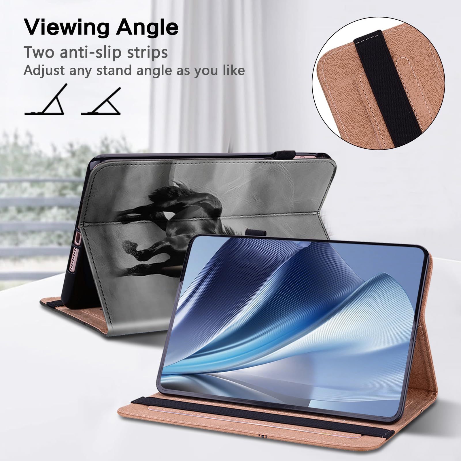 Alilang Case For Lenovo Tab M8 Gen 3/Hd Lte 2021/Hd/Fhd 2019 With Stylus, Shockproof Folding Stand Cover For Lenovo Tab M8 Tb-85