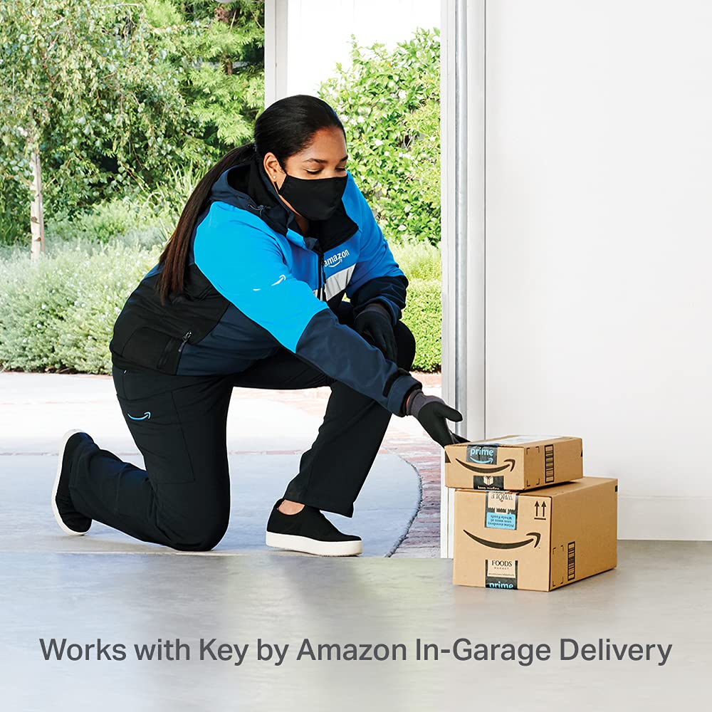 Myq Smart Garage Security Camera � 1080P Hd Video, Night Vision, Motion Detection, Magnetic, Wi Fi, Two Way Audio, Smartphone Control