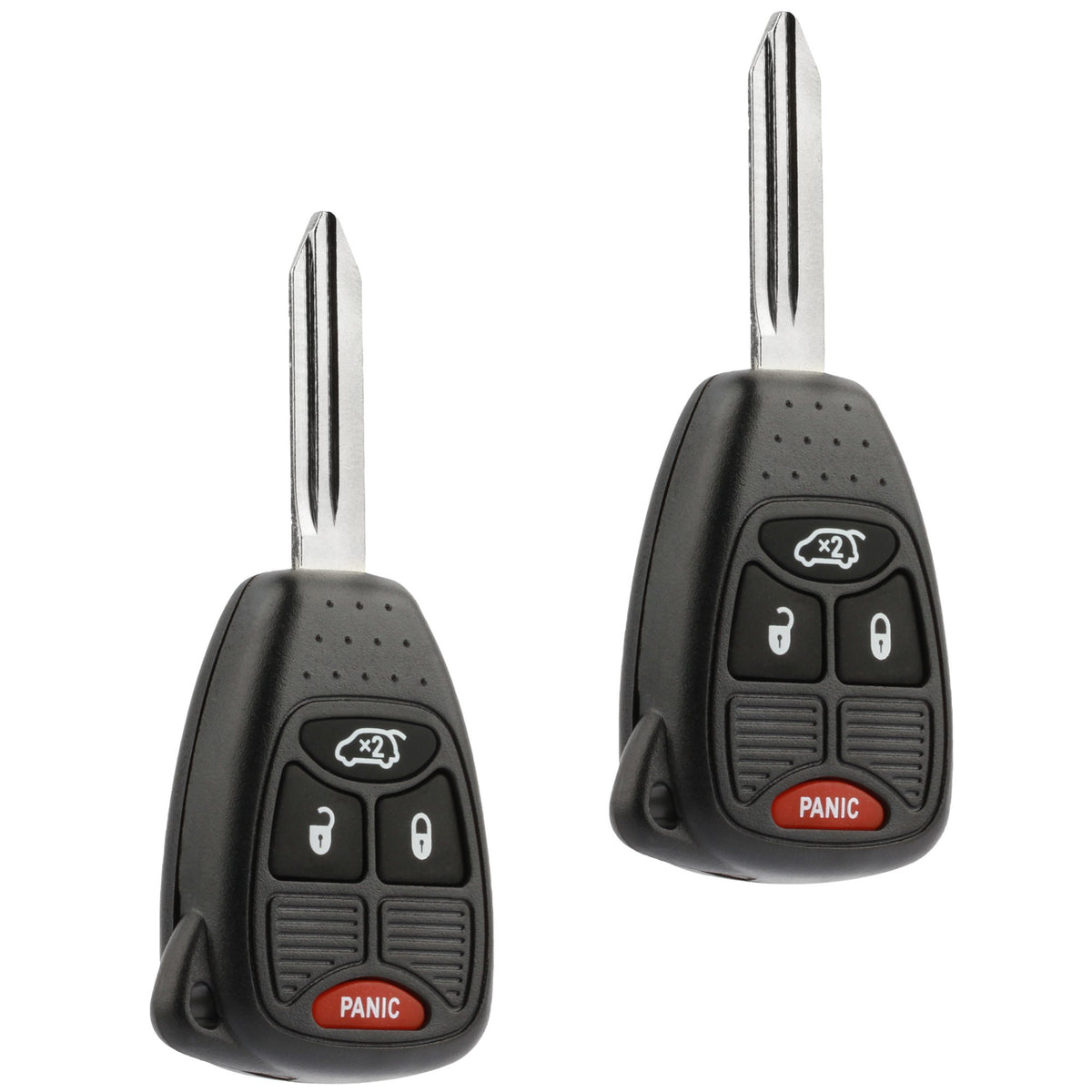 Car Key Fob Keyless Entry Remote Fits 2004 2008 Chrysler Pacifica / 2005 2007 Jeep Liberty (M3N5Wy72Xx 4 Btn, Set Of 2)