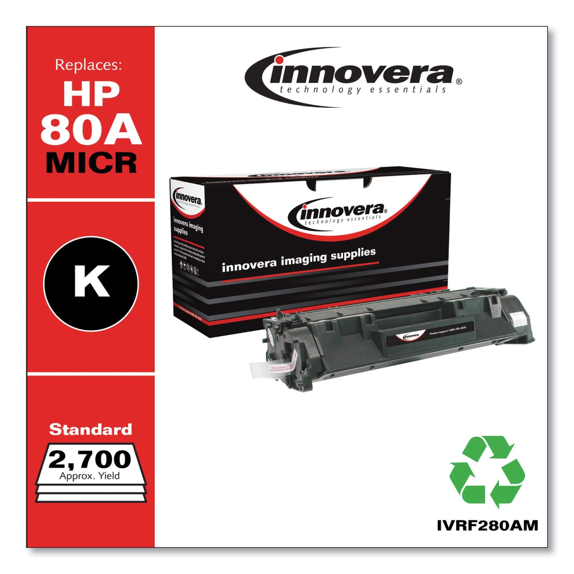 Innovera Ivrf280Am   Remanufactured Cf280Am 80Am Micr Toner