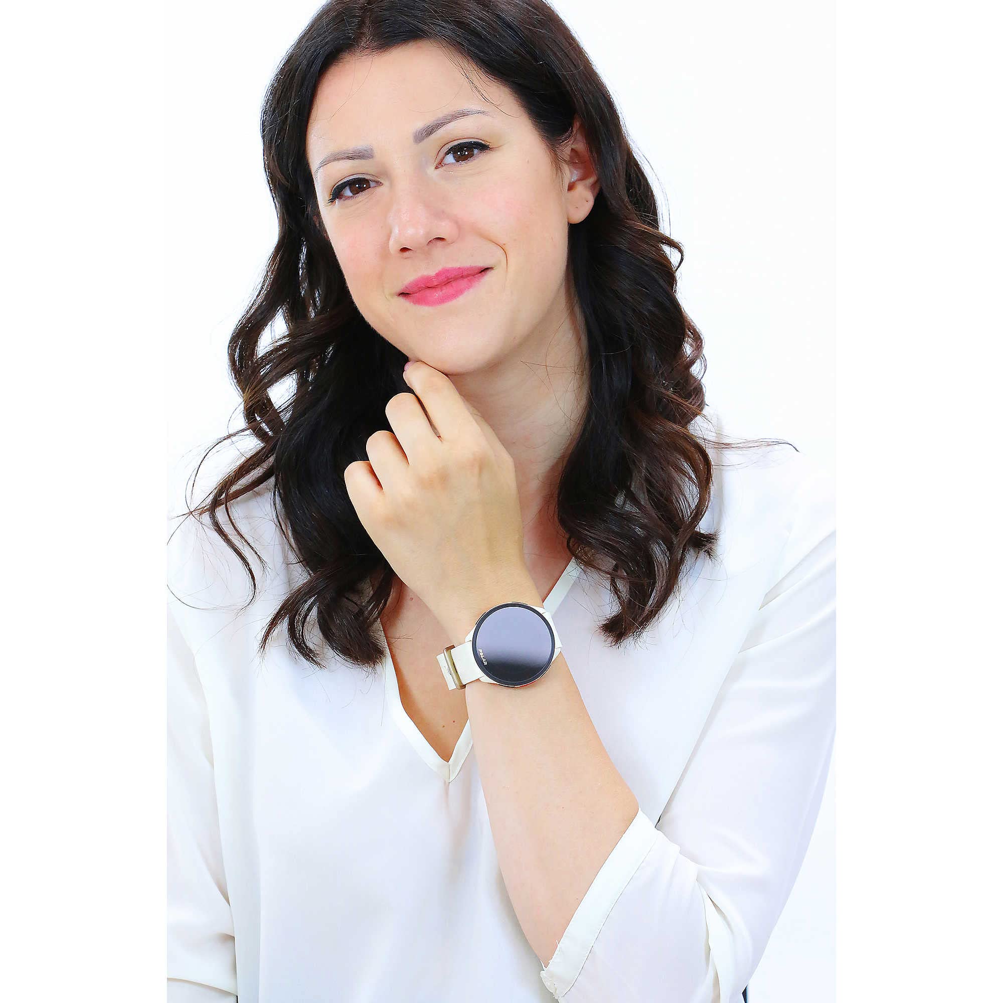 Polar Pacer Ultra-Light Gps Fitness Tracker Smartwatch For Runners; S-L, For Men Or Women, White