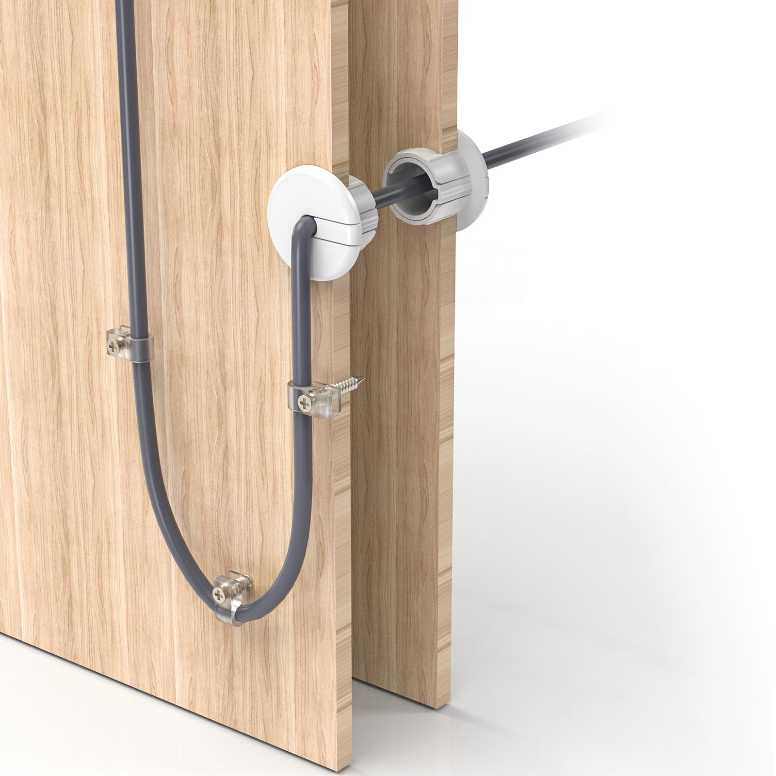 Msaff 1 Inch Wall Bushing For Starlink Dishy Ethernet Cable, Premium Wall Hole Cable Feed Through Bushing For Star Link Cable Gr